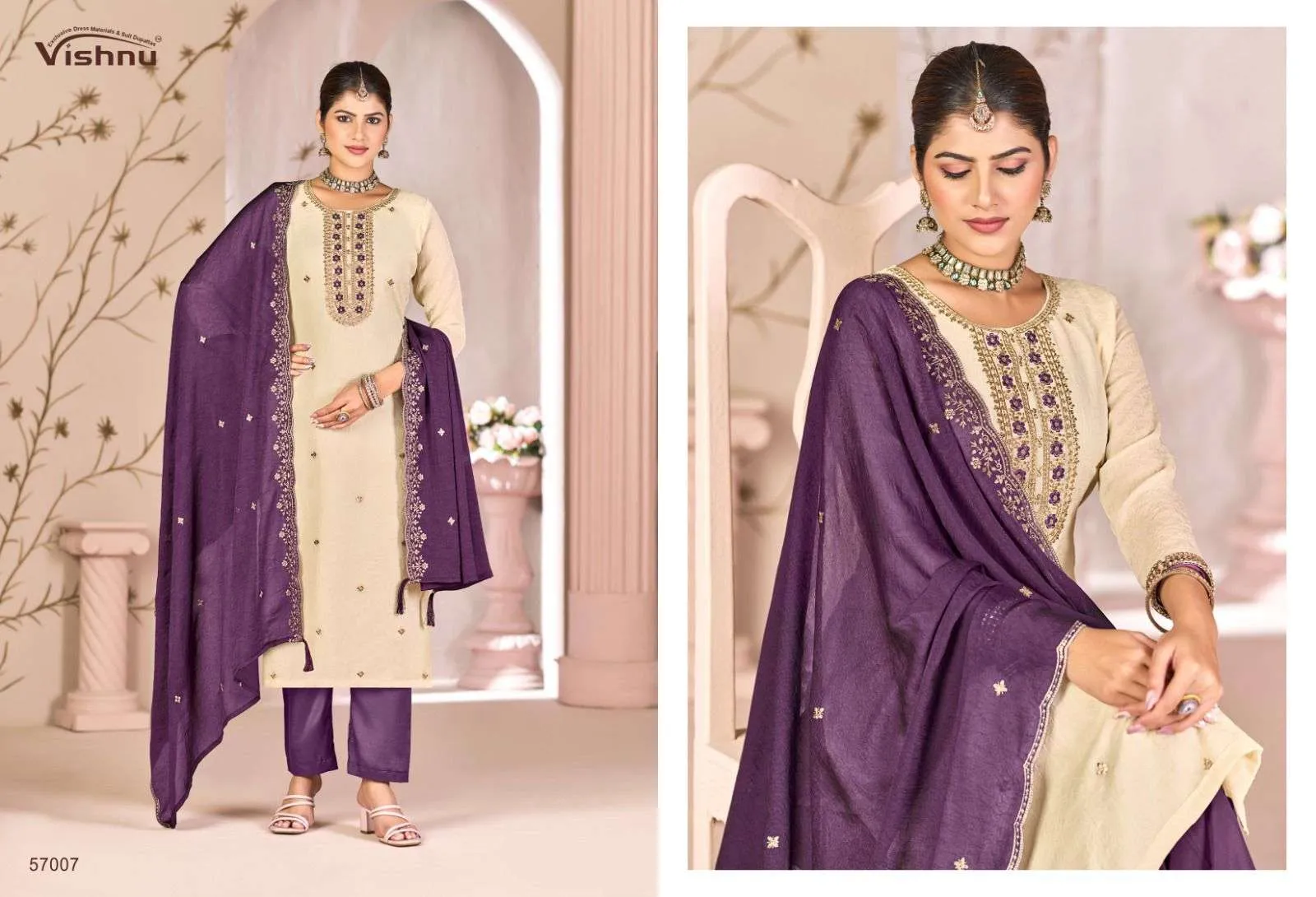 Vishnu Impex Simran Semi Stitched Suits