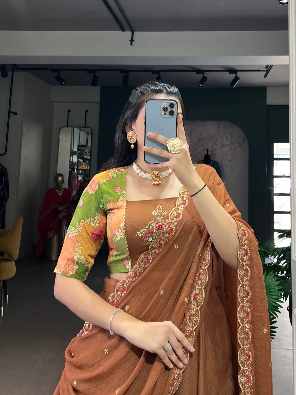 WMN 1068 Chocolate Crush Designer Lehenga Choli