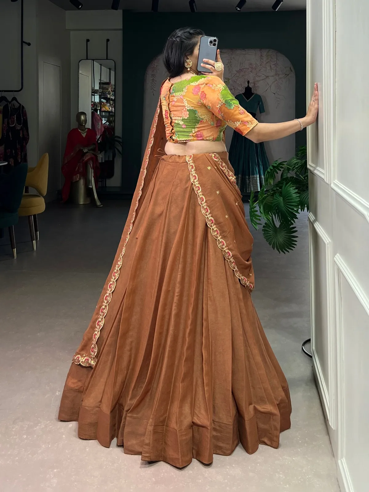 WMN 1068 Chocolate Crush Designer Lehenga Choli