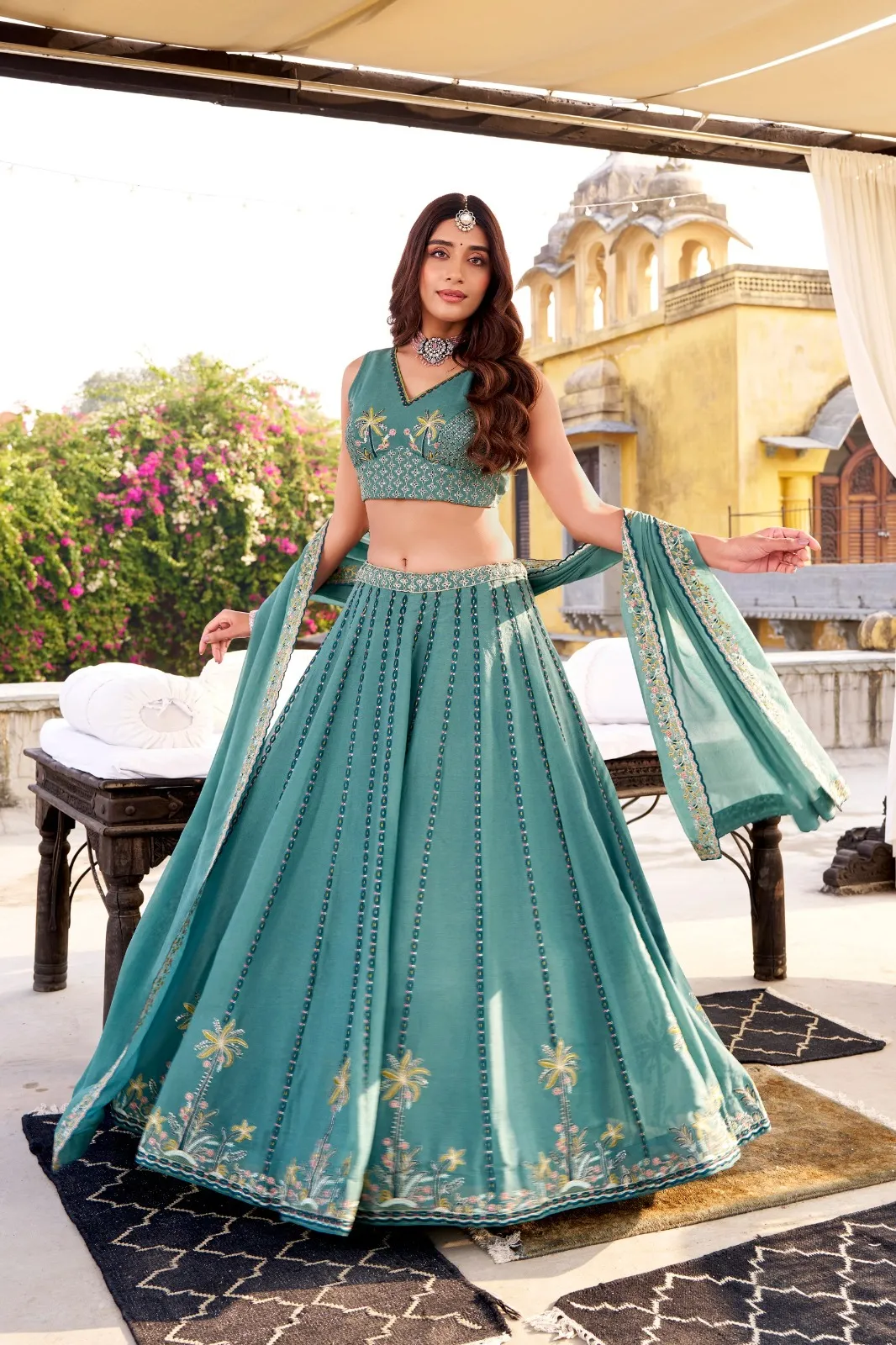 WMN 1457 Chocolate Crush Designer Occasion Lehenga Choli