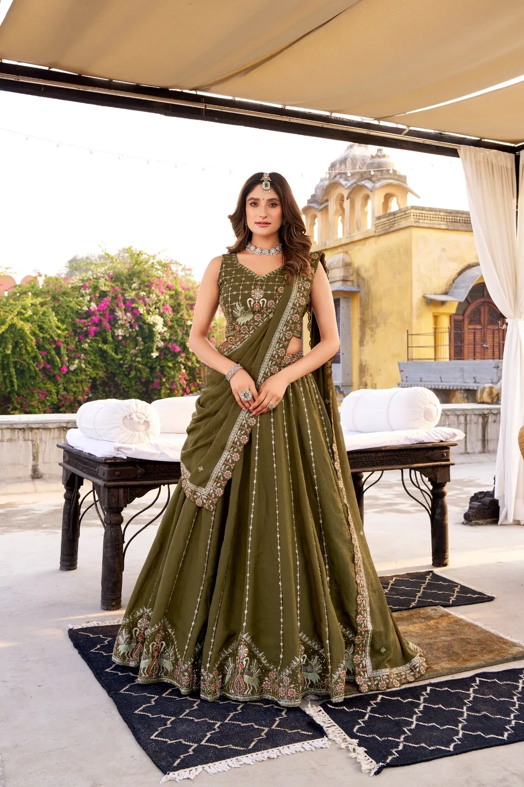 WMN 1457 Chocolate Crush Designer Occasion Lehenga Choli