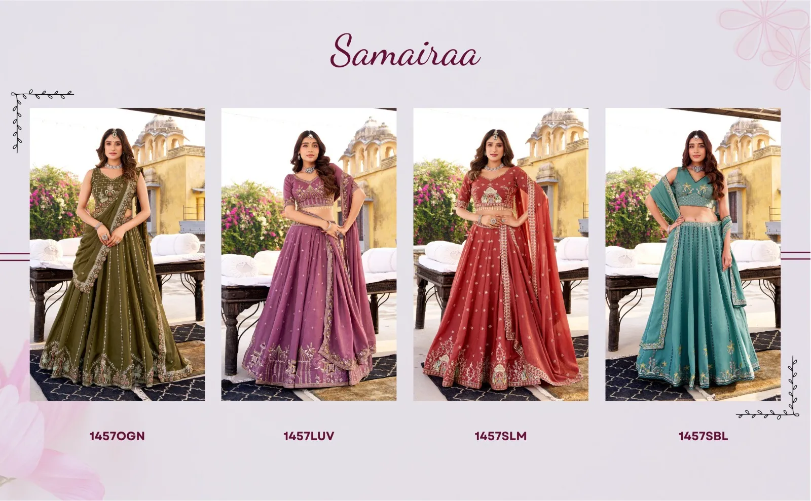 WMN 1457 Chocolate Crush Designer Occasion Lehenga Choli