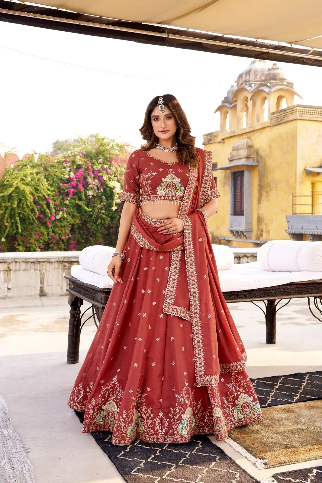 WMN 1457 Chocolate Crush Designer Occasion Lehenga Choli