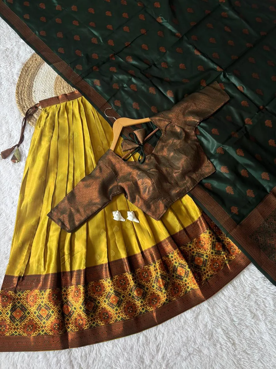 WMS Vol 122 Kanjiveram Silk Jacquard Lehenga Choli