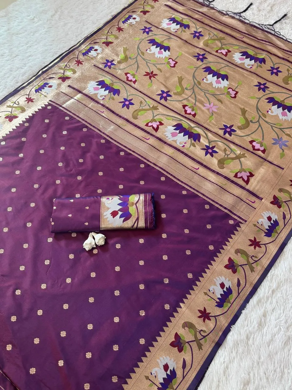 WMS Vol 123 Soft Silk Zari Jacquard Festival Saree