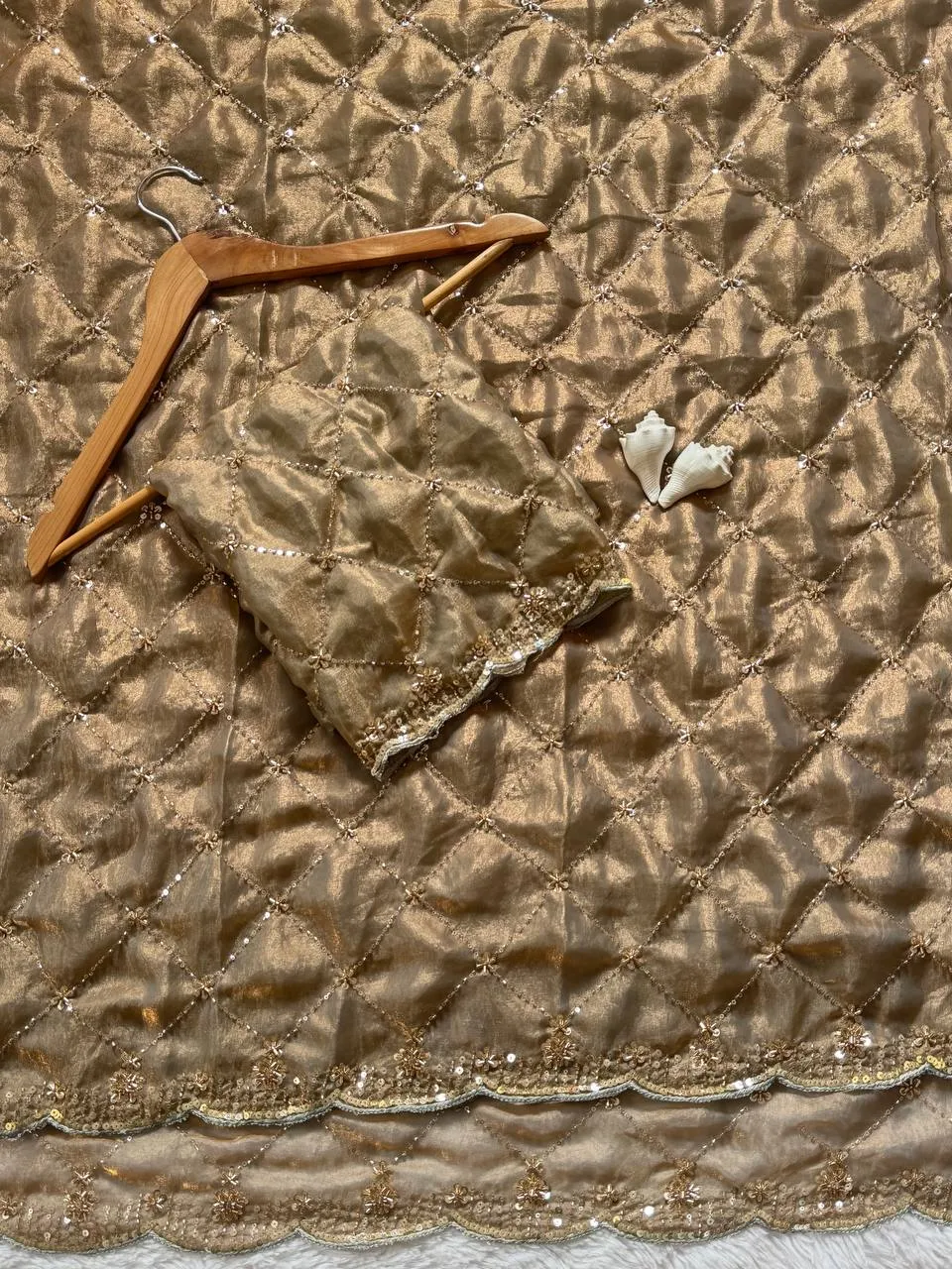 WMS Vol 127 Space Silk Pearl Work Party Wear Sarees