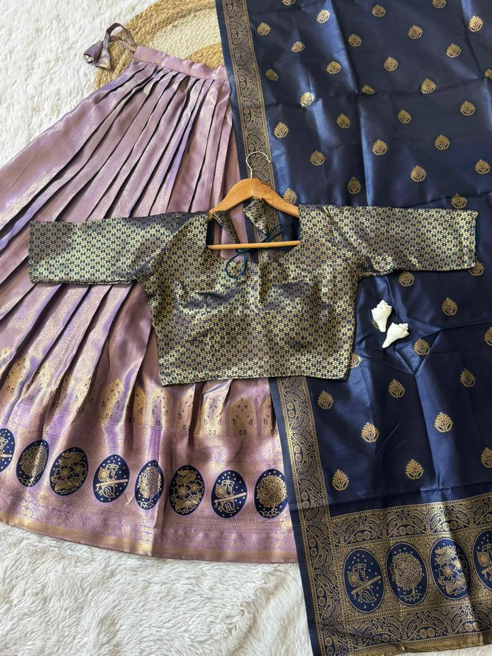 WMS Vol 128 Kanjiveram Silk Zari Waving Lehenga Choli