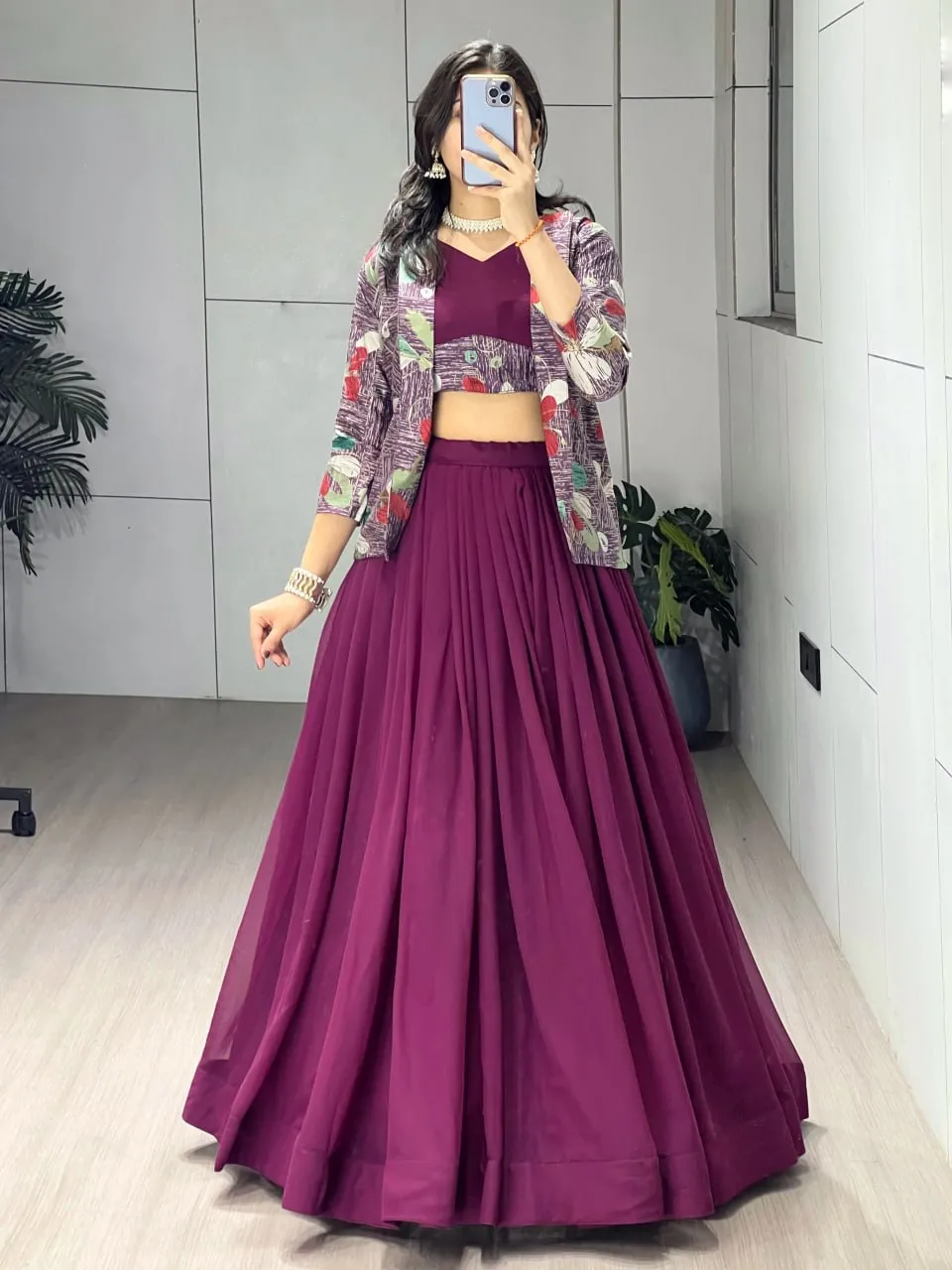 WMT 8231 Heavy Gorgette Occasion Lehenga Choli