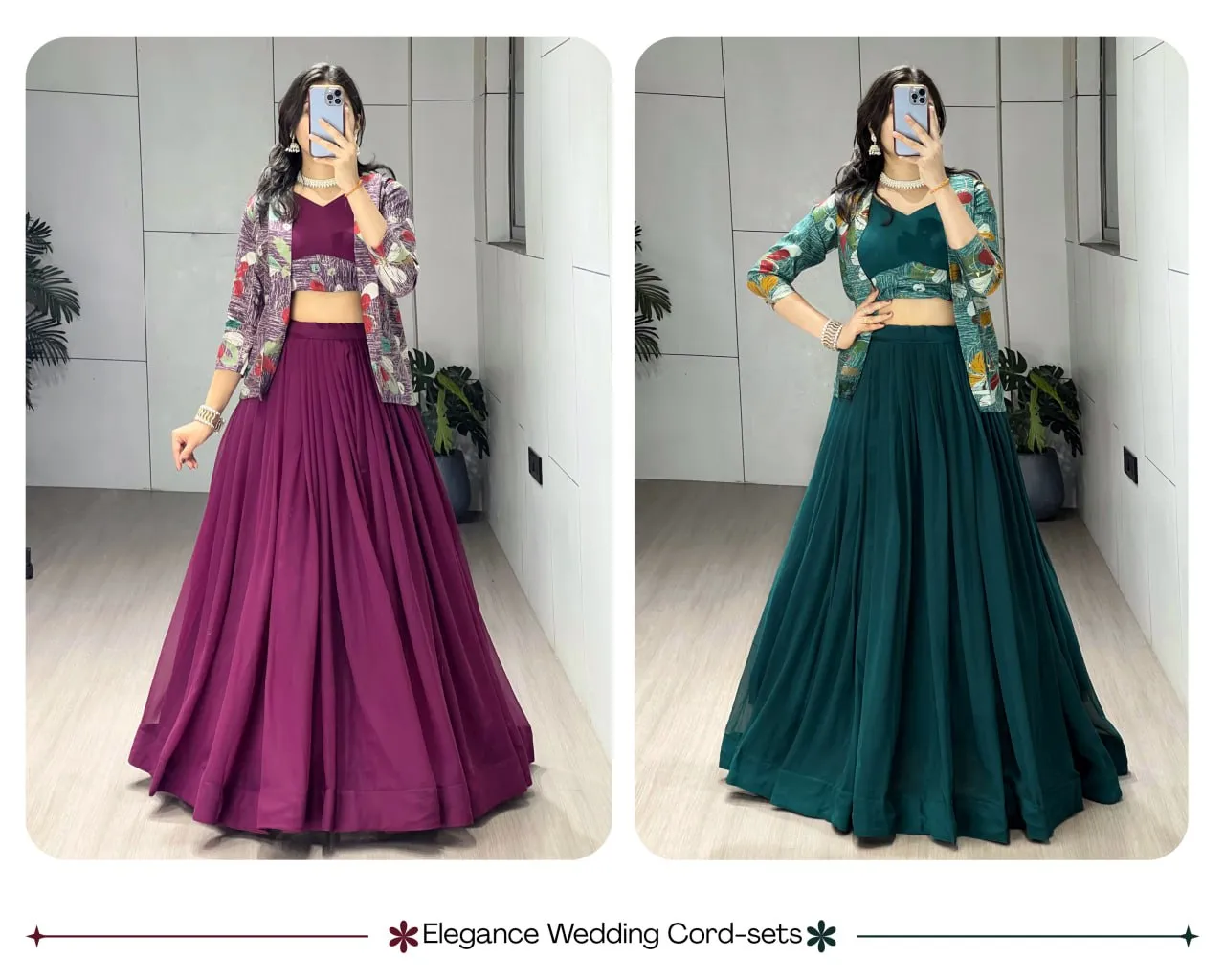 WMT 8231 Heavy Gorgette Occasion Lehenga Choli