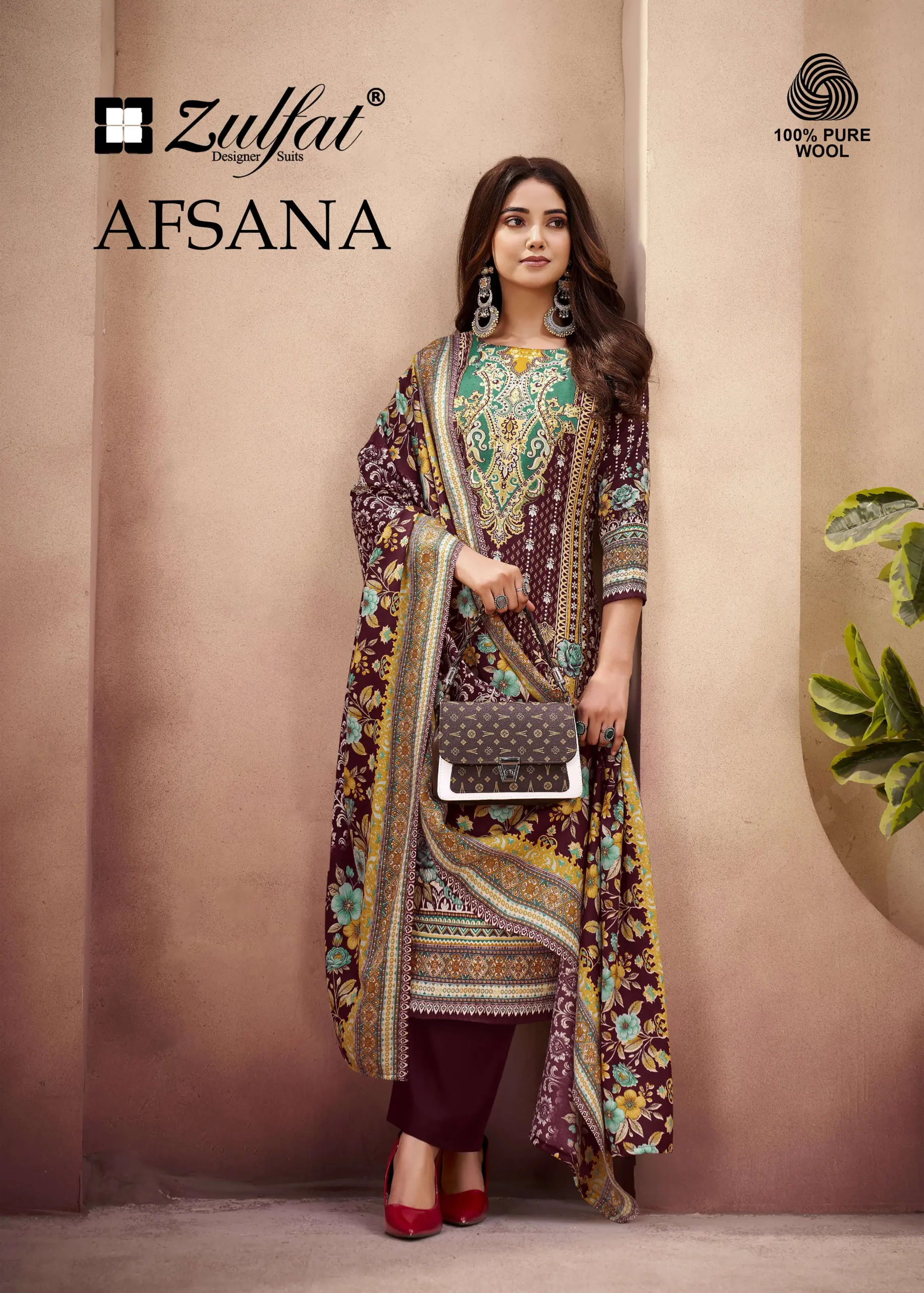 Zulfat Designer Suits Afsana Unstitched Suits