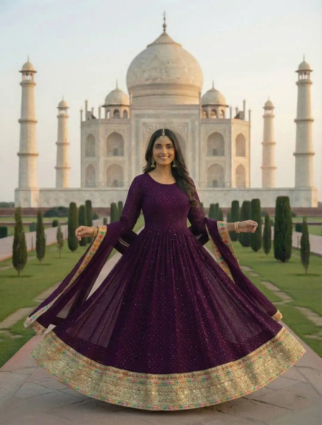 KB 3308 Best Wholesale Gown Market in Surat 2026