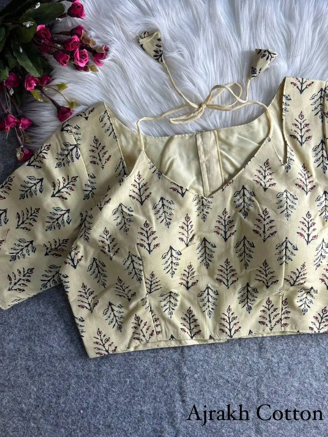 Ruhi Vol 153 Ajrakh Print Blouse Designs Wholesale Online