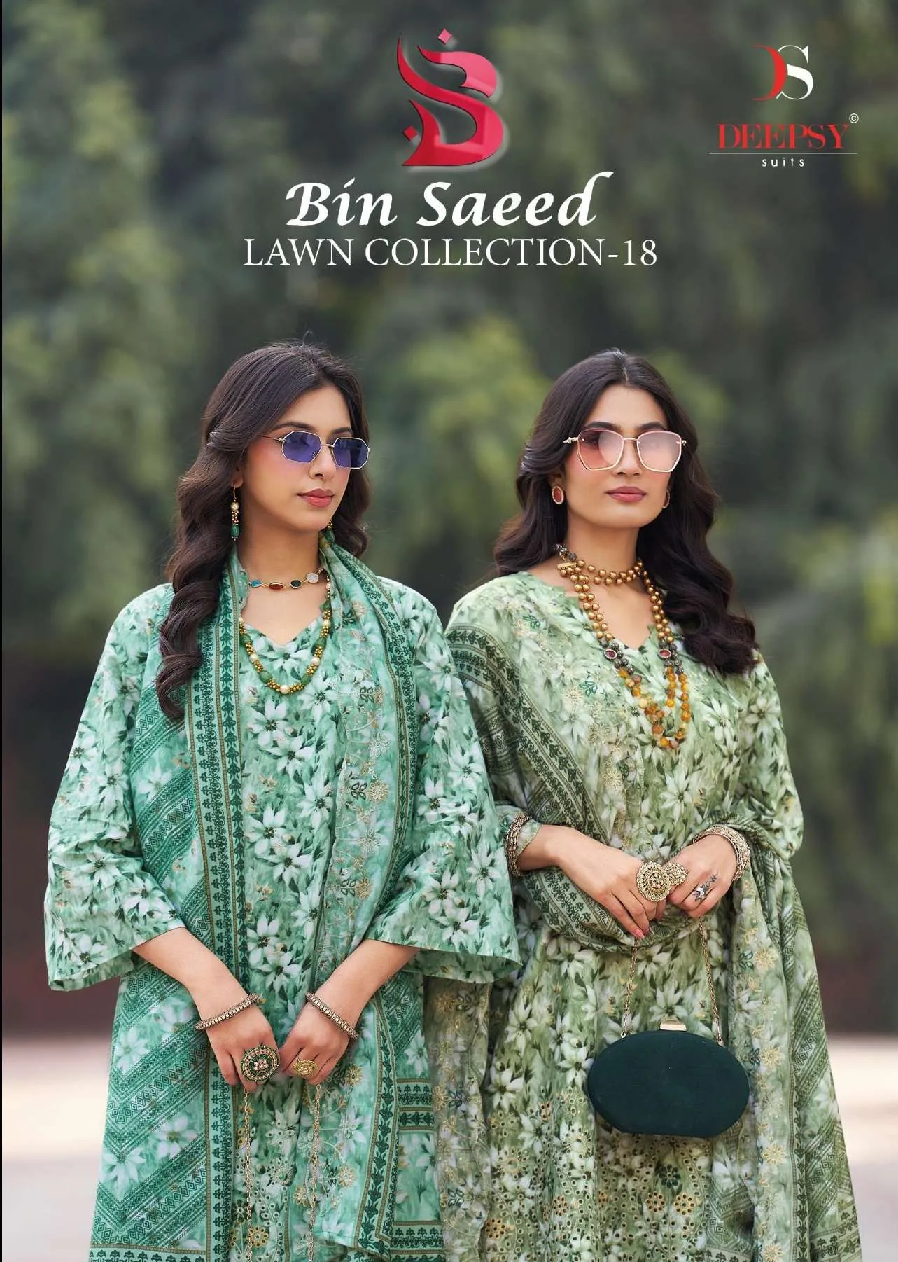 Deepsy Suits Bin Saeed Lawn Collection Vol 18 Pakistani Suits