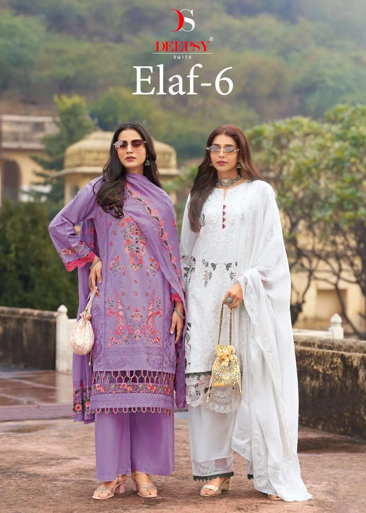 Deepsy Suits Elaf Luxury Lawn 25 Vol 6 Pakistani Suits