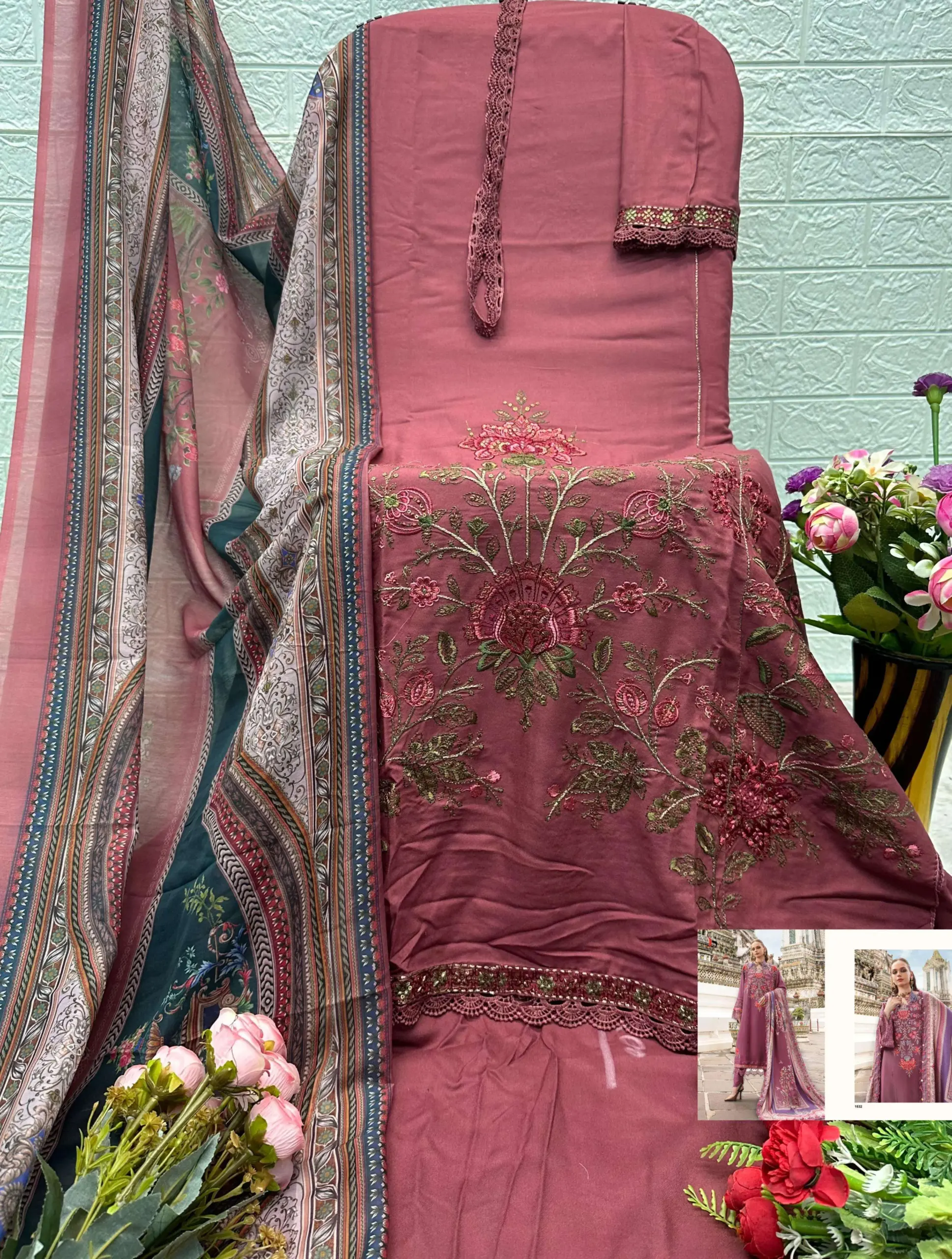 Deepsy Suits Maria B Premium Embroidered Rayon Vol 4 Pakistani Suits