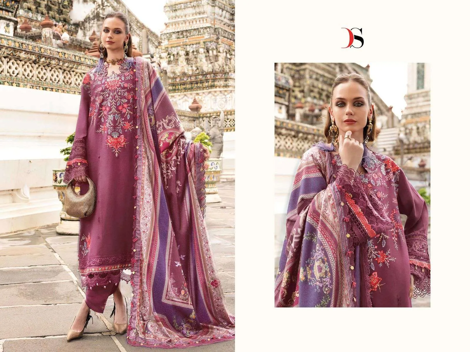 Deepsy Suits Maria B Premium Embroidered Rayon Vol 4 Pakistani Suits