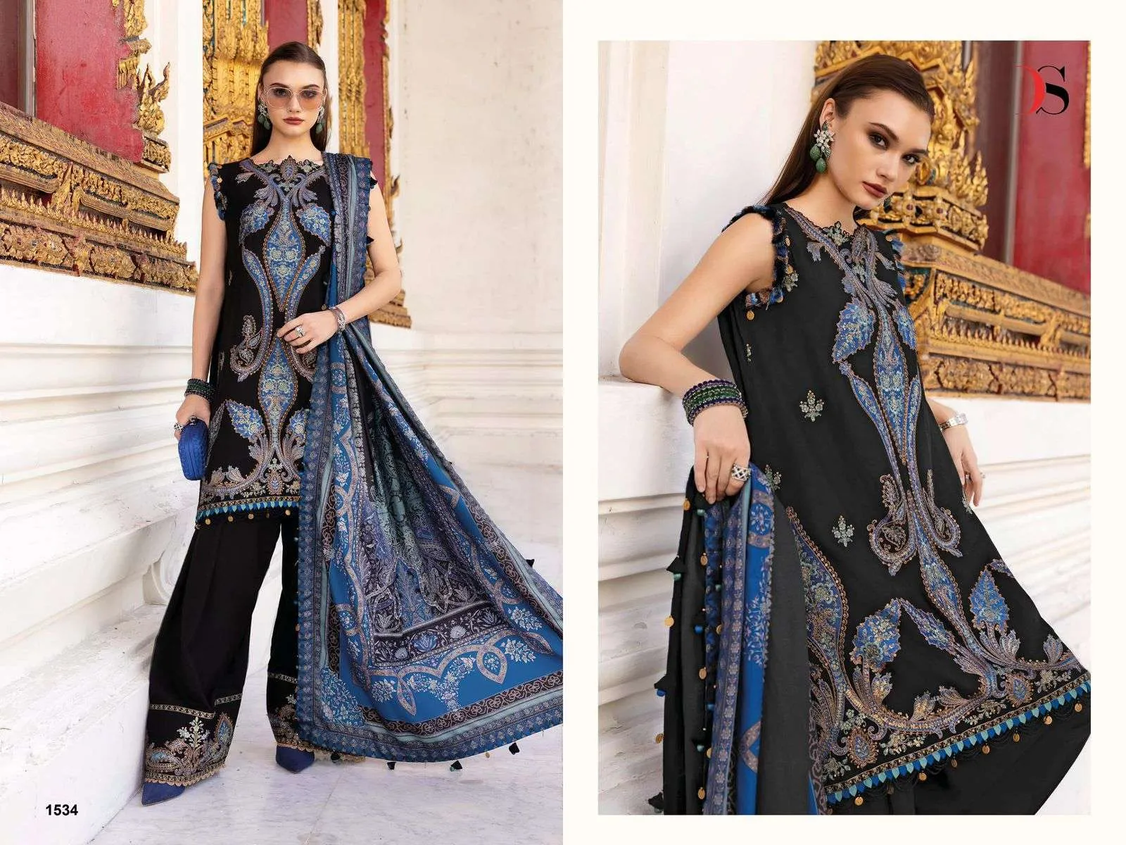 Deepsy Suits Maria B Premium Embroidered Rayon Vol 4 Pakistani Suits