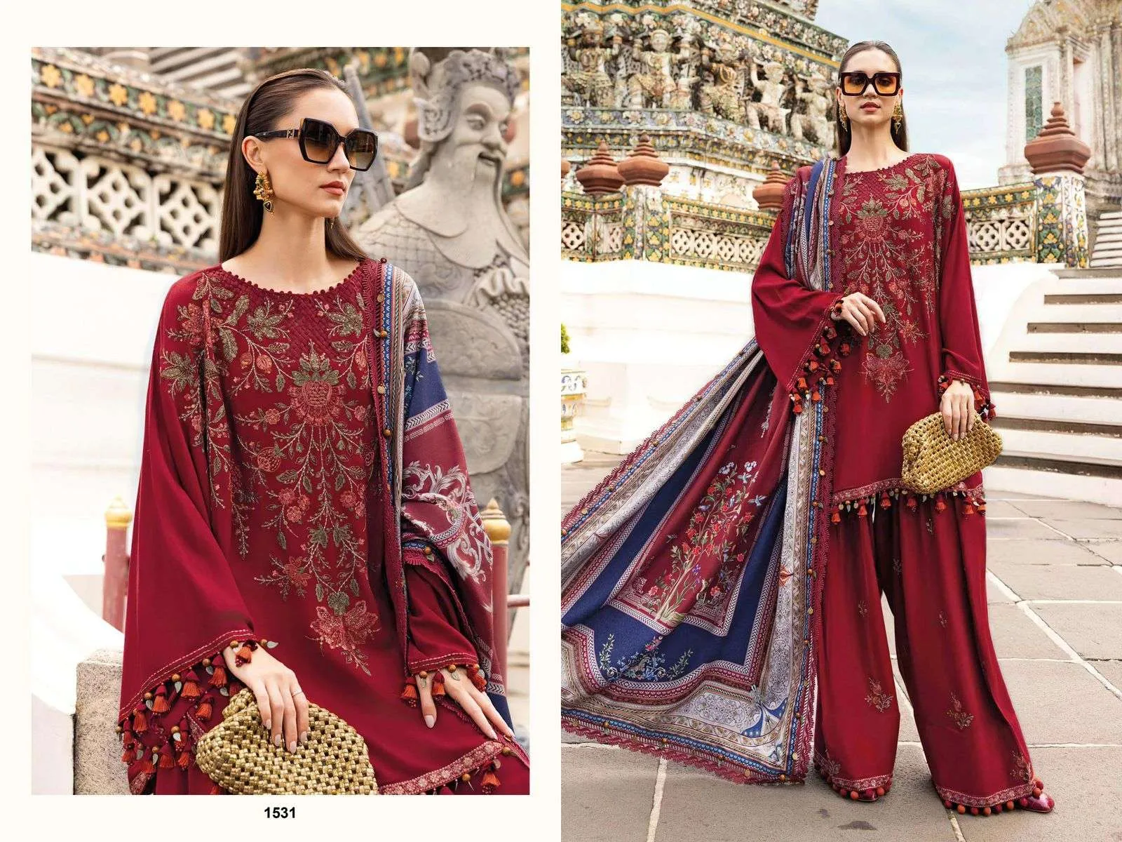 Deepsy Suits Maria B Premium Embroidered Rayon Vol 4 Pakistani Suits
