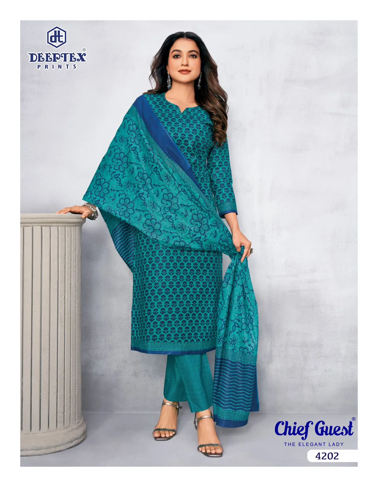 Deeptex Chief Guest Vol 42 Unstitched Suits