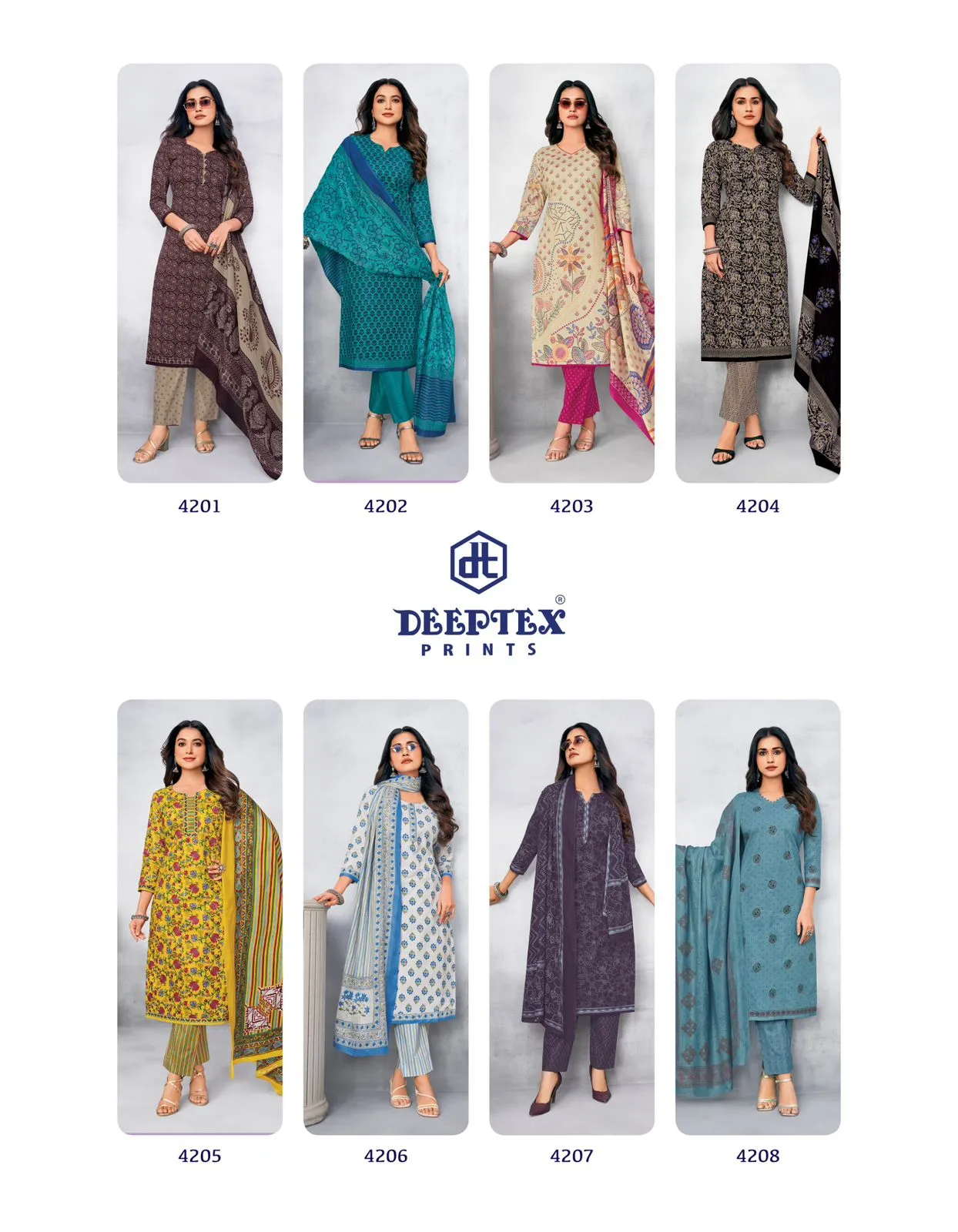 Deeptex Chief Guest Vol 42 Unstitched Suits