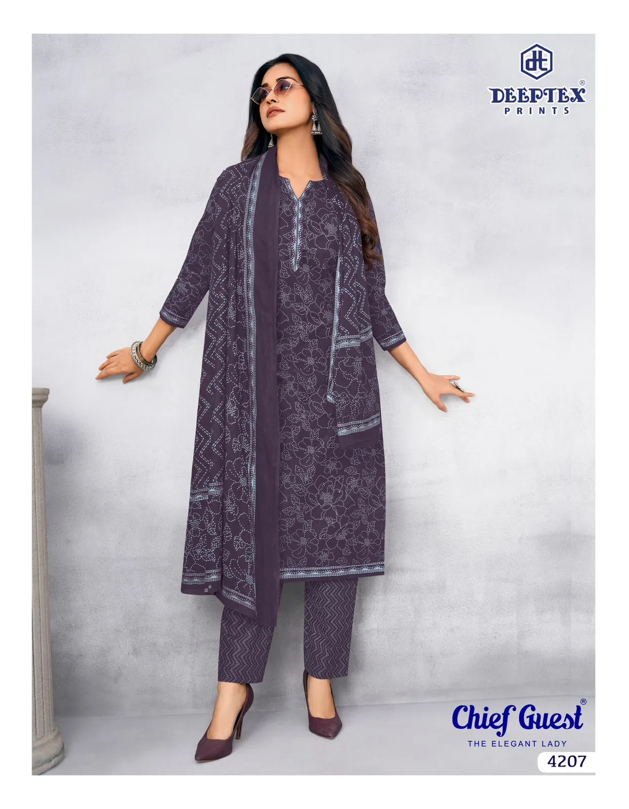 Deeptex Chief Guest Vol 42 Unstitched Suits