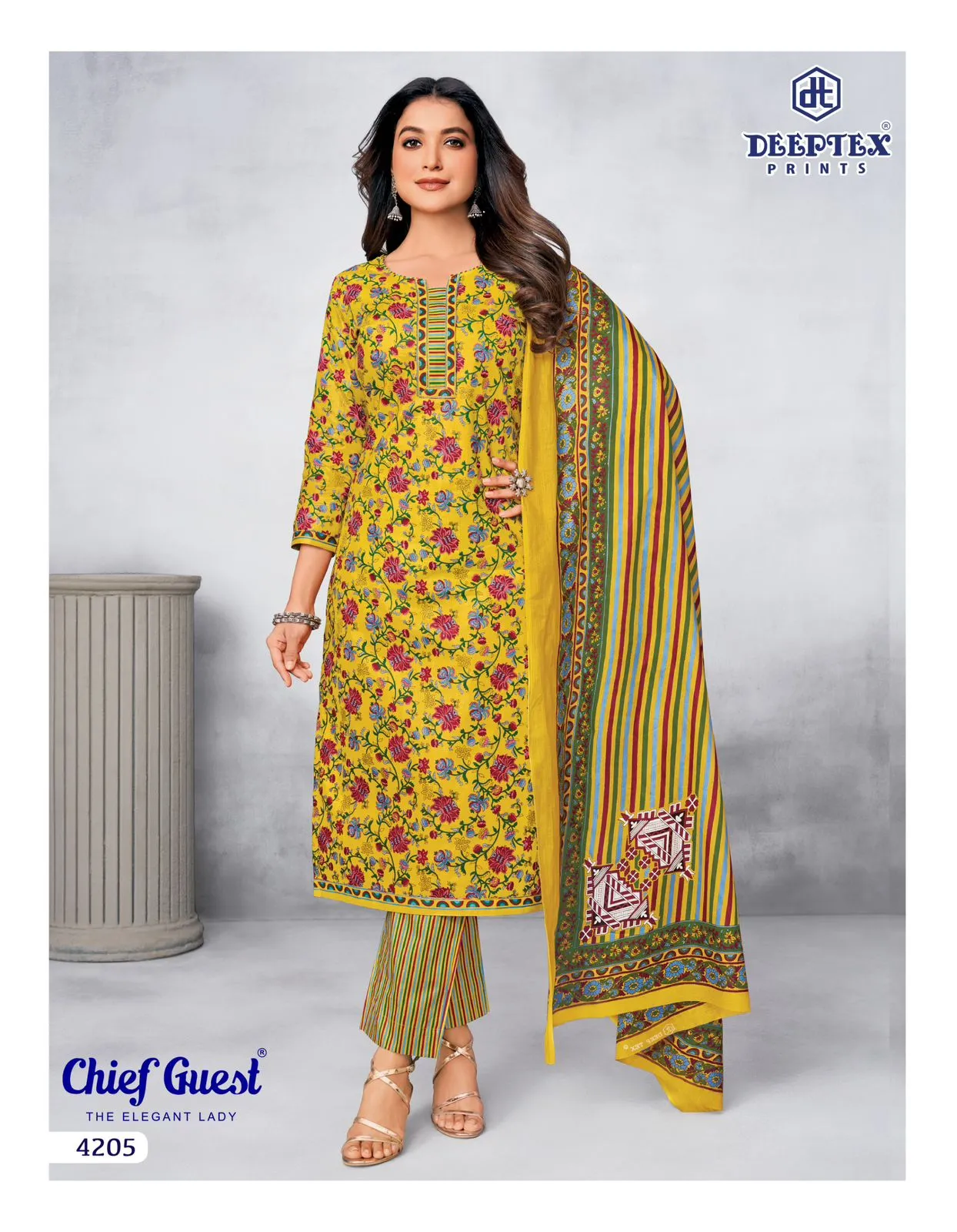 Deeptex Chief Guest Vol 42 Unstitched Suits