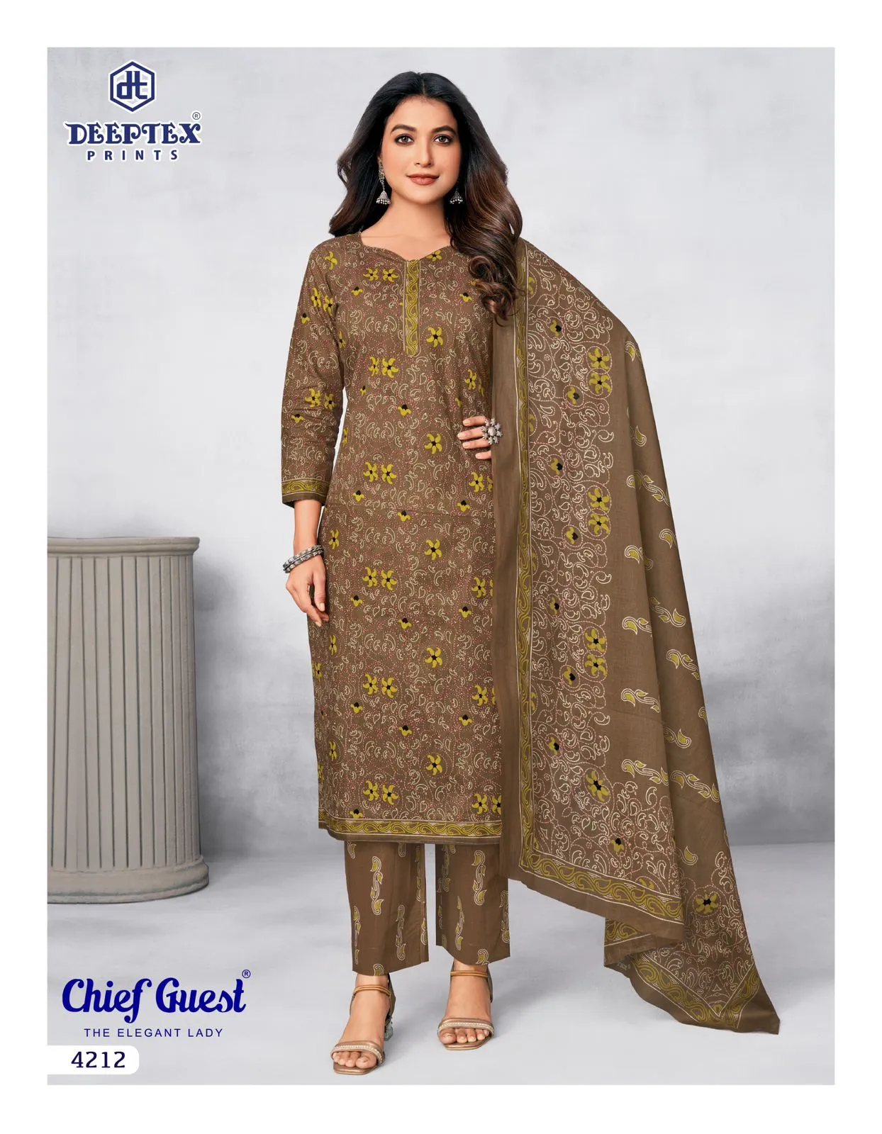 Deeptex Chief Guest Vol 42 Unstitched Suits