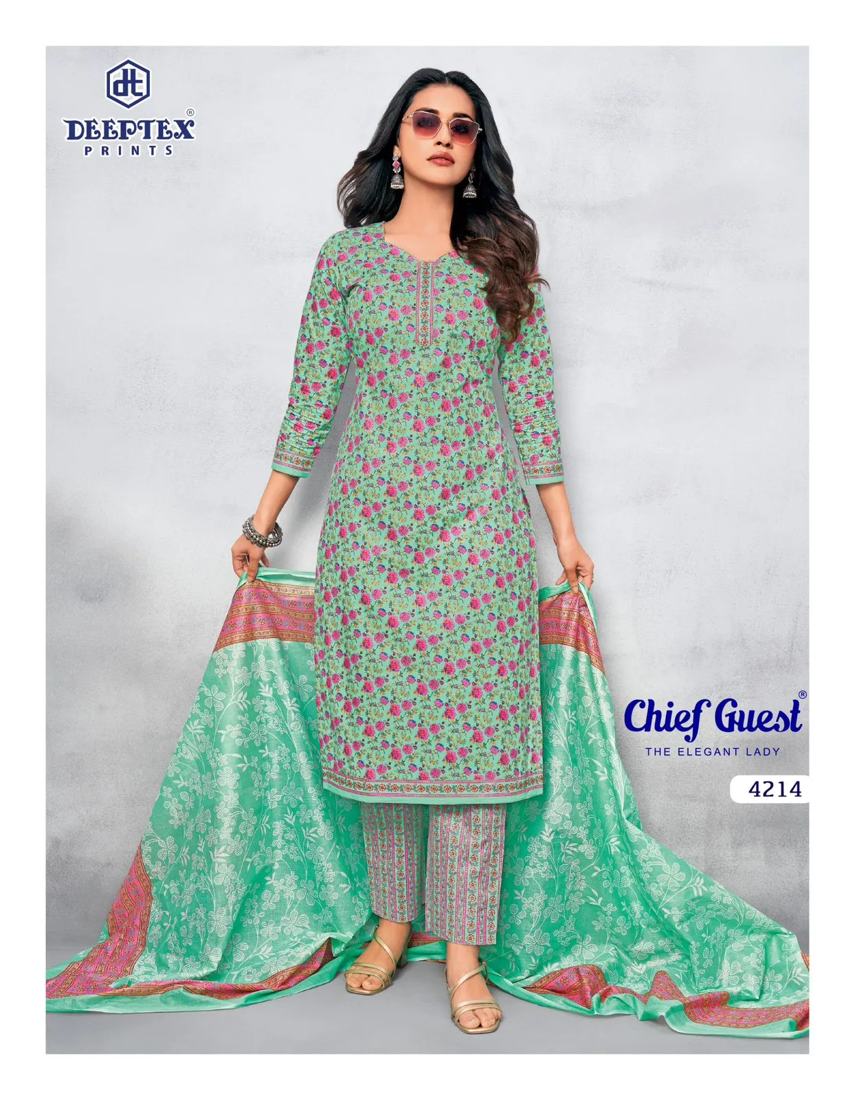 Deeptex Chief Guest Vol 42 Unstitched Suits