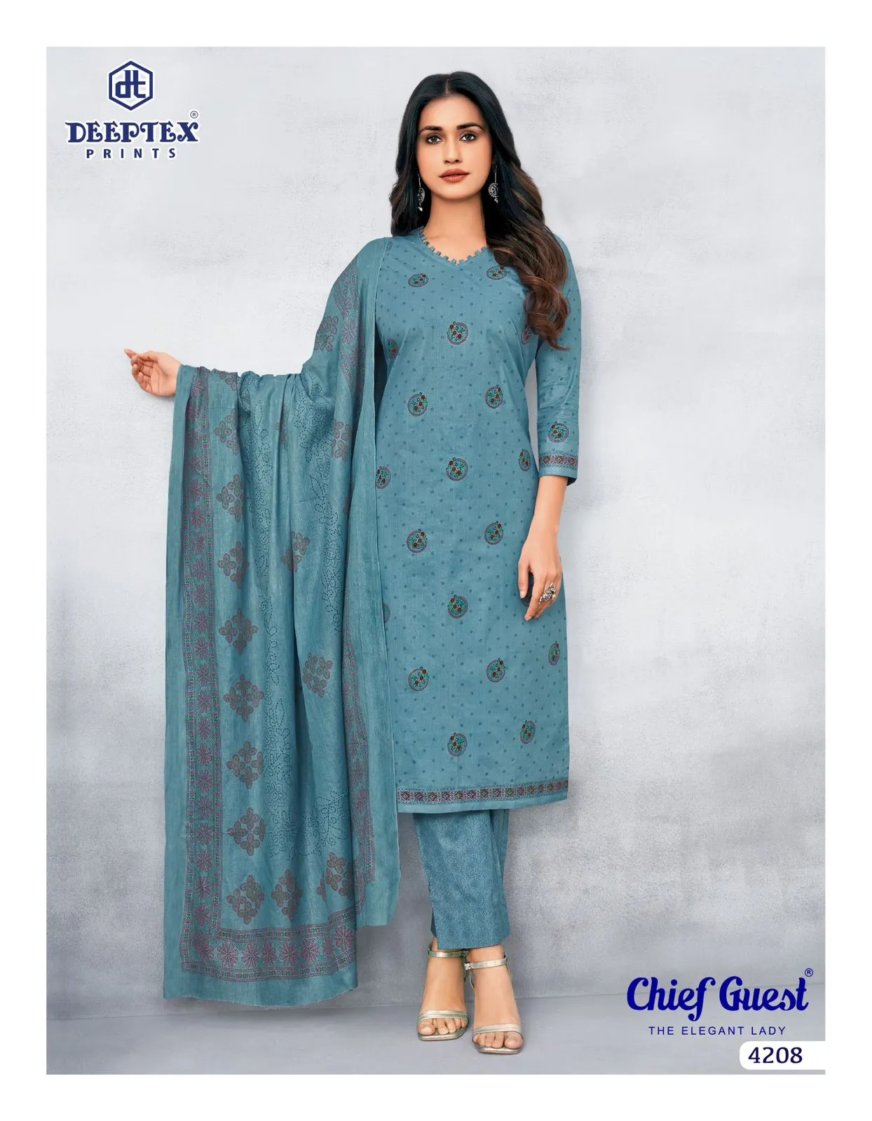 Deeptex Chief Guest Vol 42 Unstitched Suits