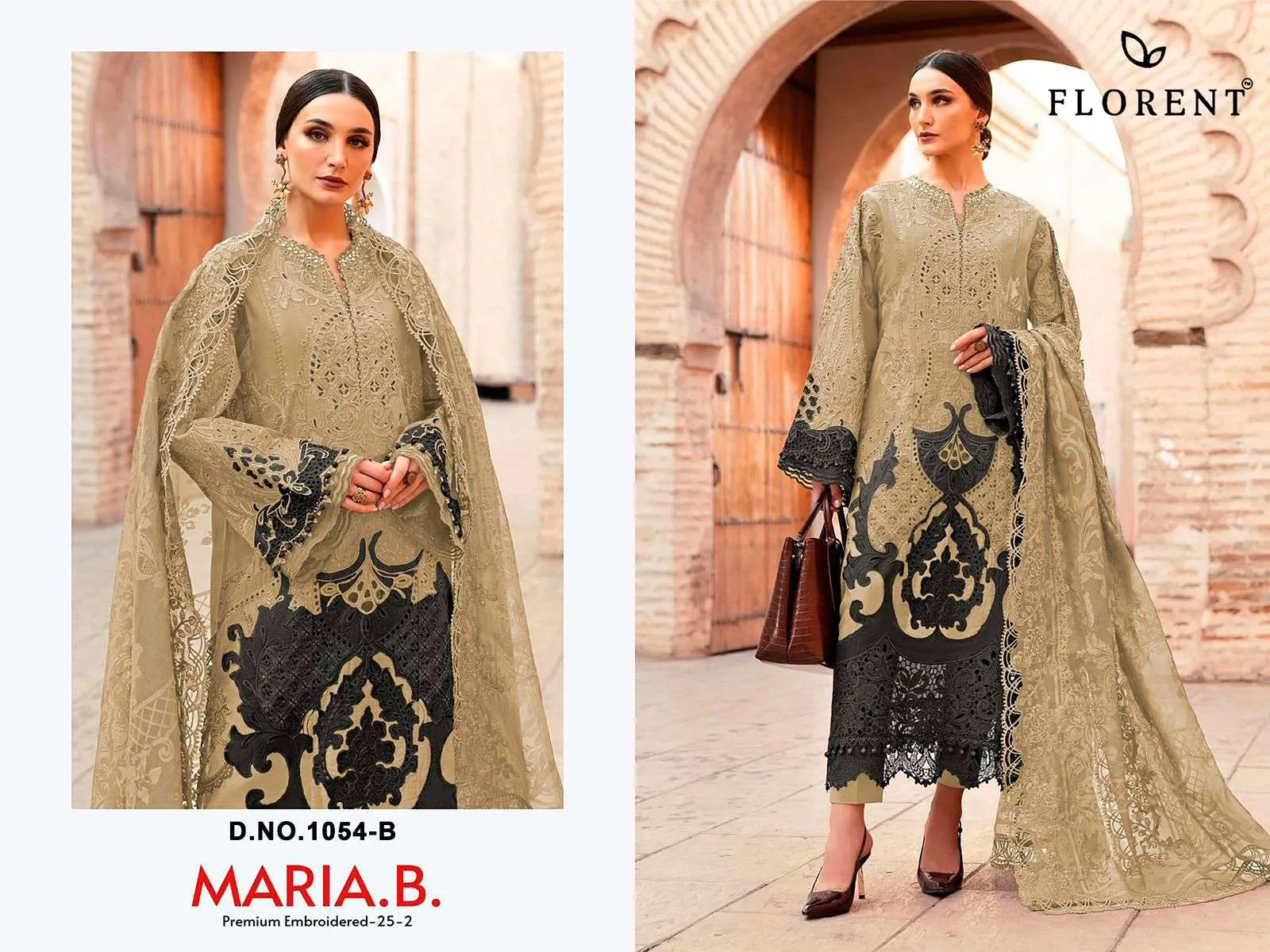 Florent Tm Maria B Premium Embroidered 25 Vol 2 Hit Design Collection Pakistani Suits