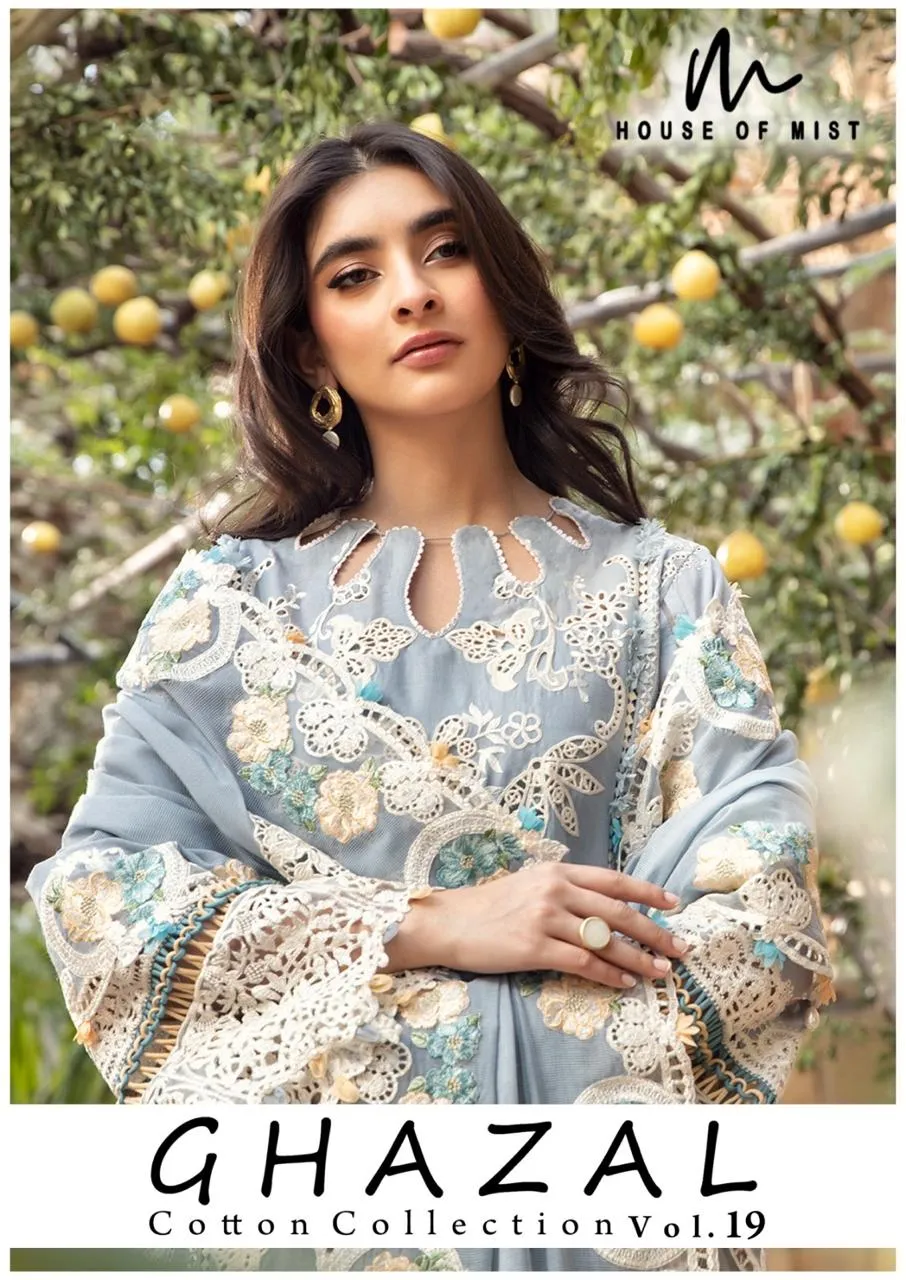 Ghazal Karachi Vol 19 Unstitched Suits
