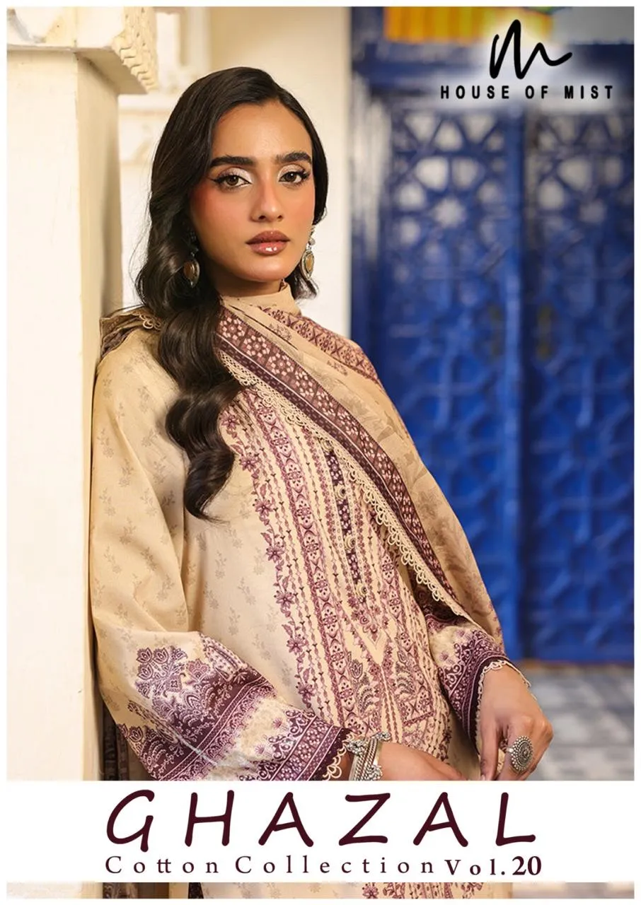 Hof Ghazal Vol 20 Unstitched Suits