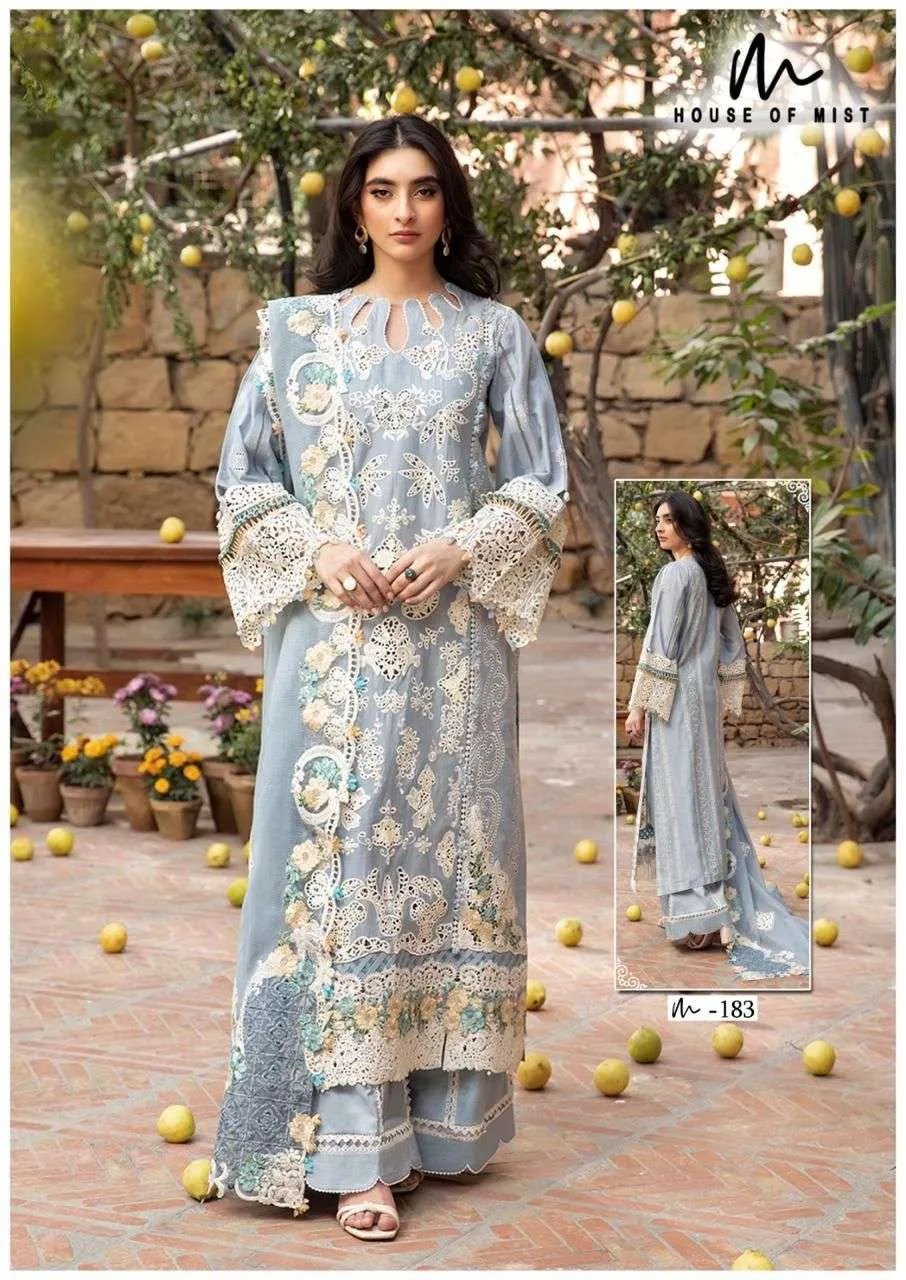 House Of Mist Ghazal Cotton Collection Vol 19 Unstitched Suits