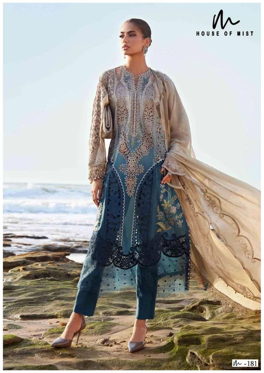 House Of Mist Ghazal Cotton Collection Vol 19 Unstitched Suits