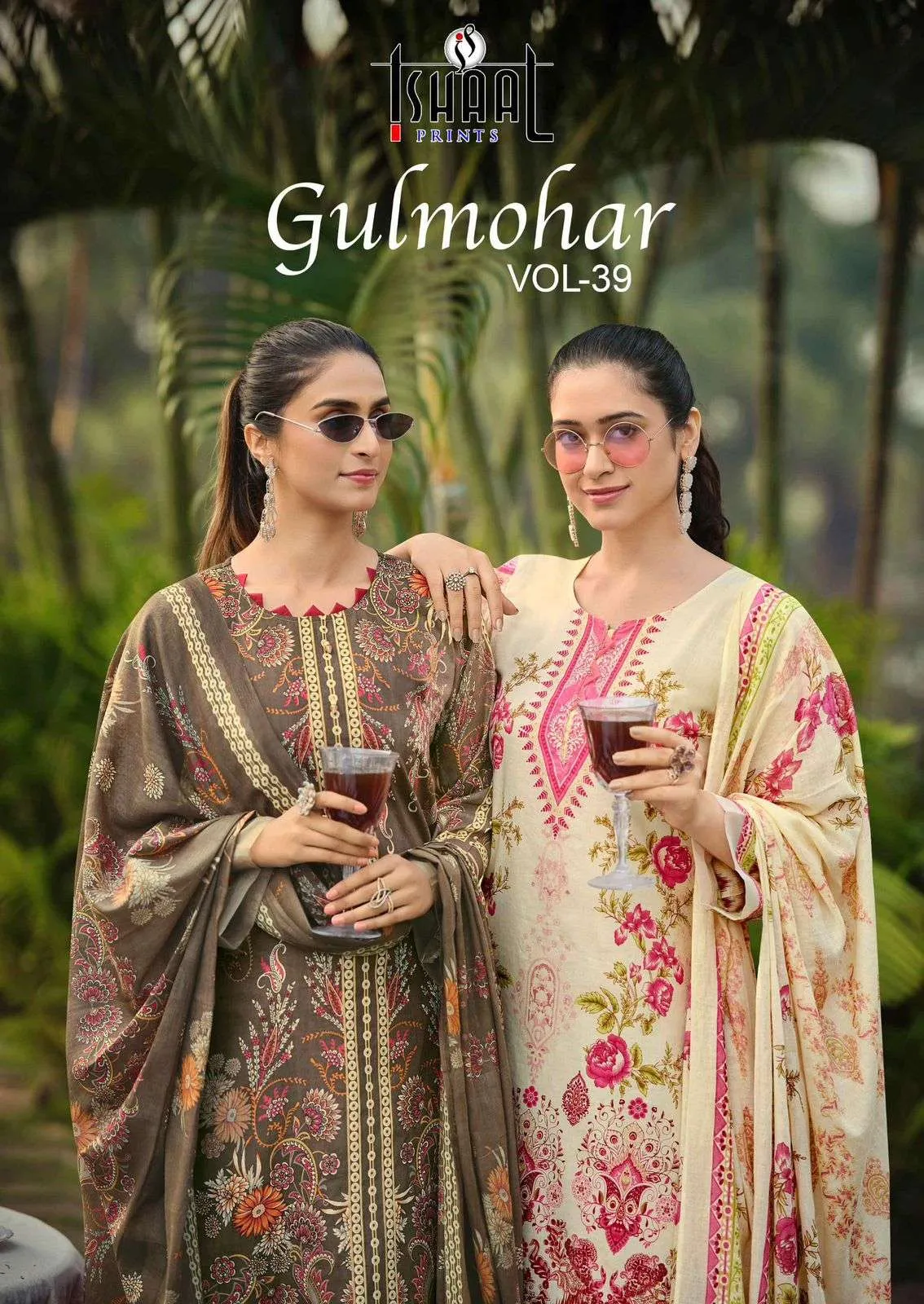Ishaal Prints Gulmohar Vol 39 Karachi Cotton Dress Materials