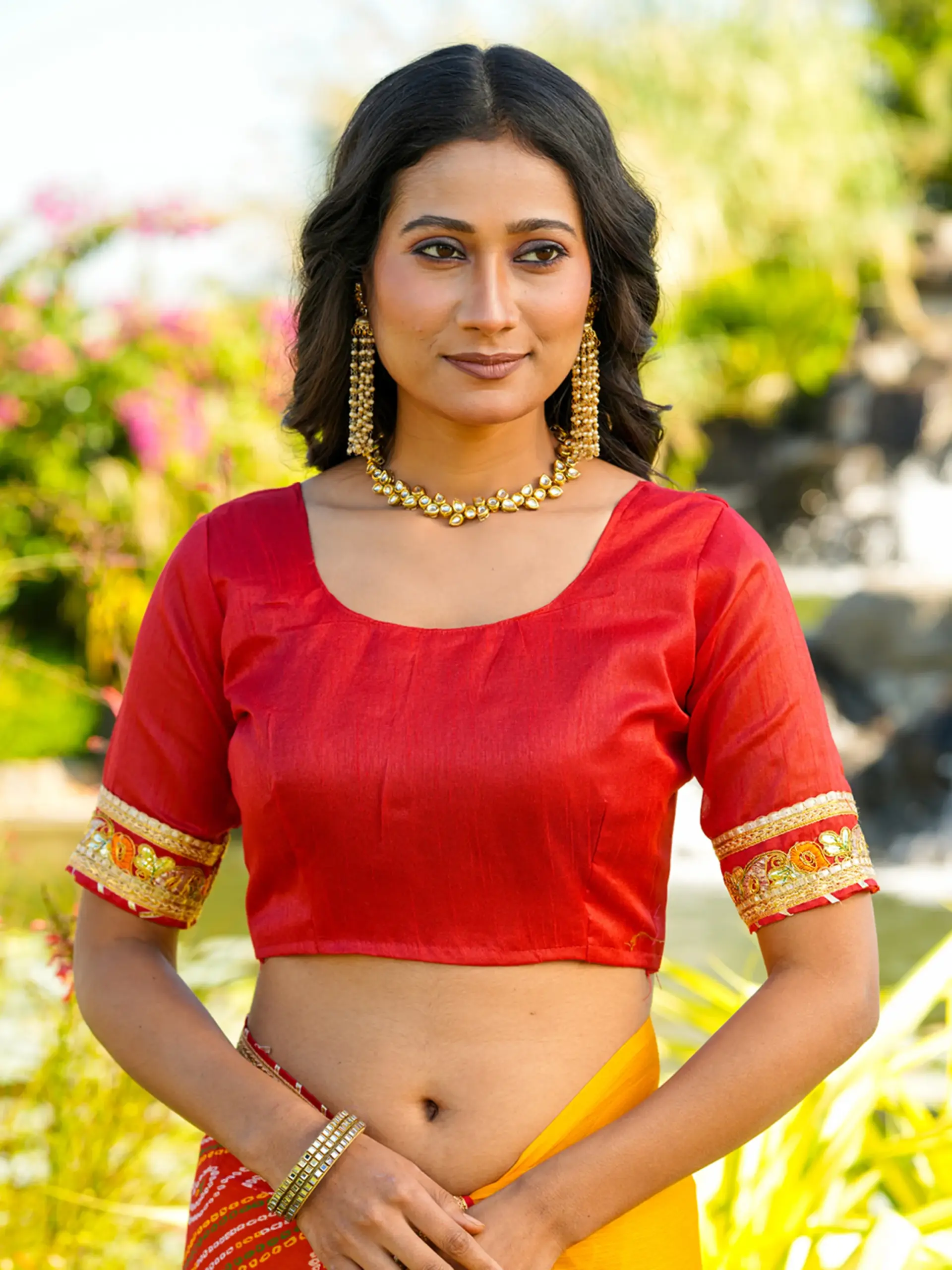 Jalnidhi Swarna Moss Chiffon with Work Saree Collection Sarees