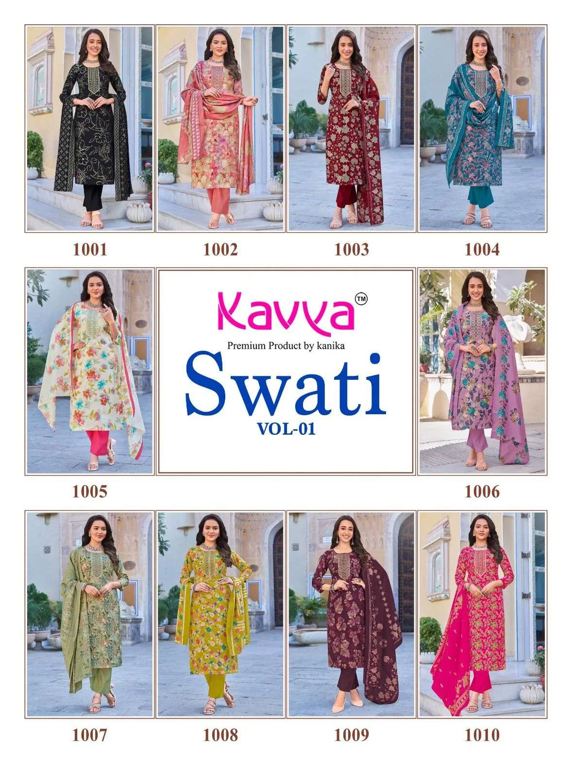 Kavya Swati Vol 1 Readymade Suits