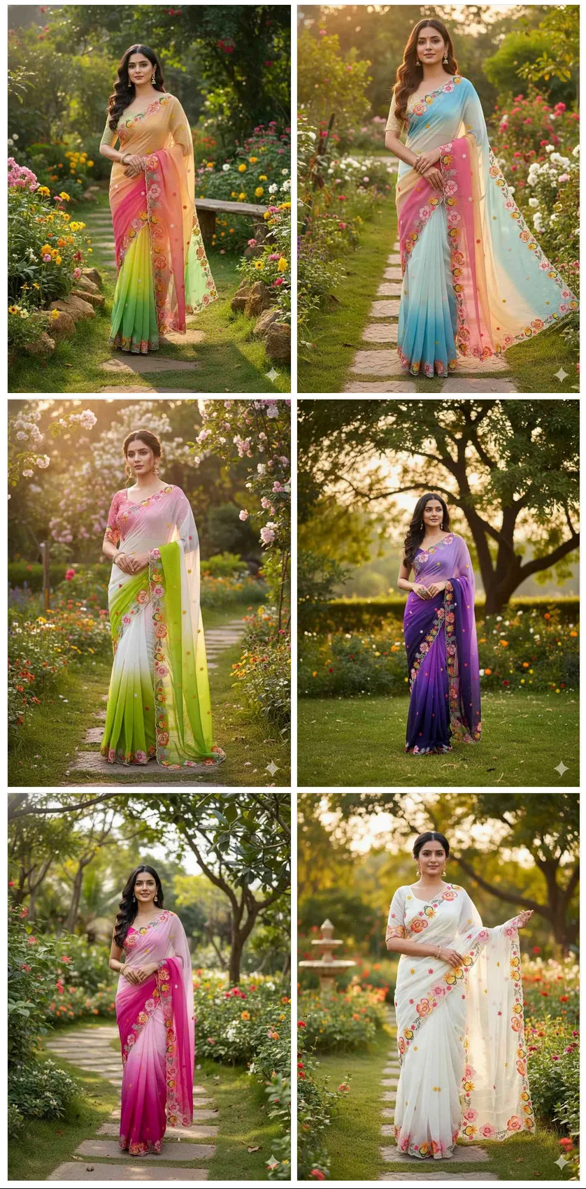 Kc 39 Georgette Sequence Party Wear Saree Collection Sarees - Image 5