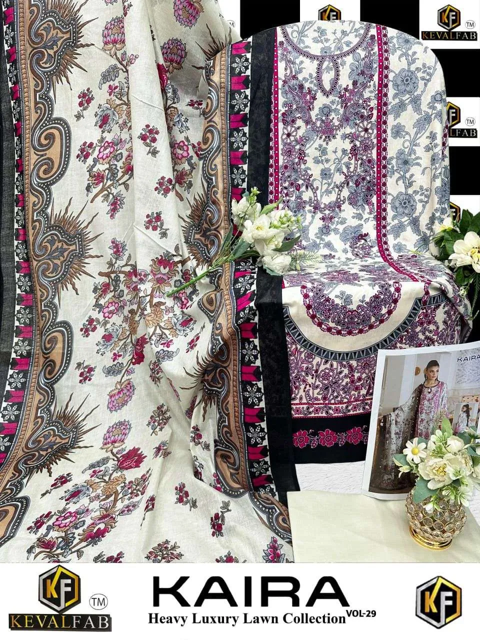 keval Fab Kaira Vol 29 Unstitched Suits