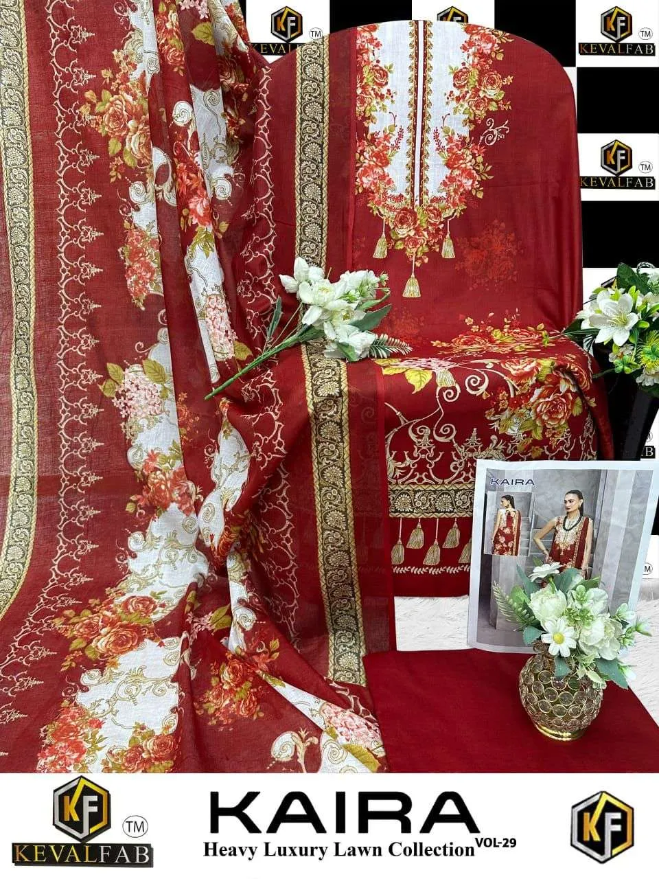 keval Fab Kaira Vol 29 Unstitched Suits