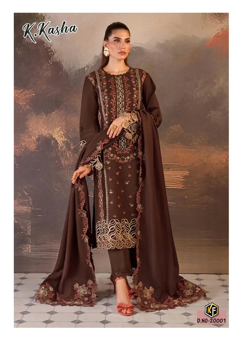 Keval K Kasha Vol 20 Unstitched Suits