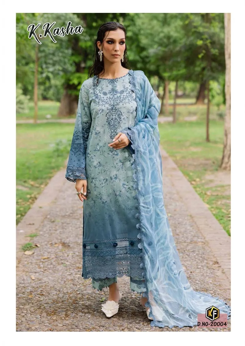 Keval K Kasha Vol 20 Unstitched Suits