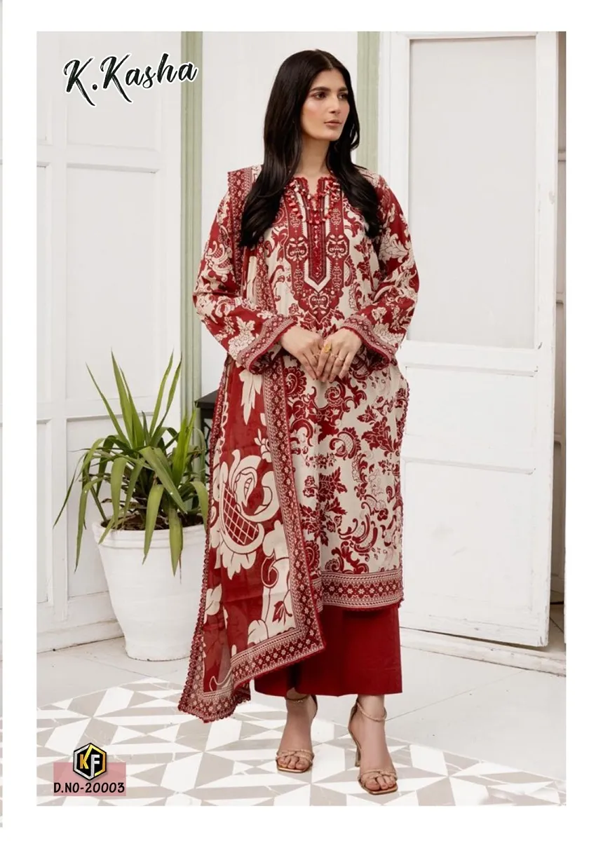 Keval K Kasha Vol 20 Unstitched Suits