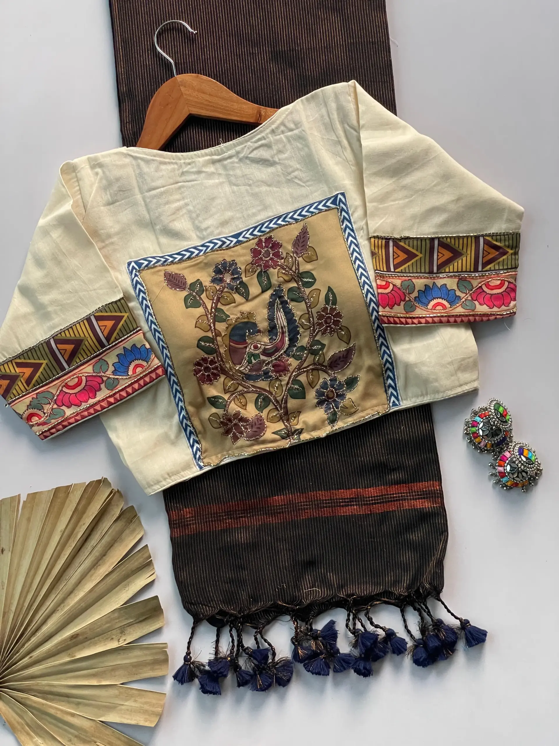 Khadi Vol 3 Khadi Cotton Jari Lining Saree and Blouse Apllic Work Collection Sarees