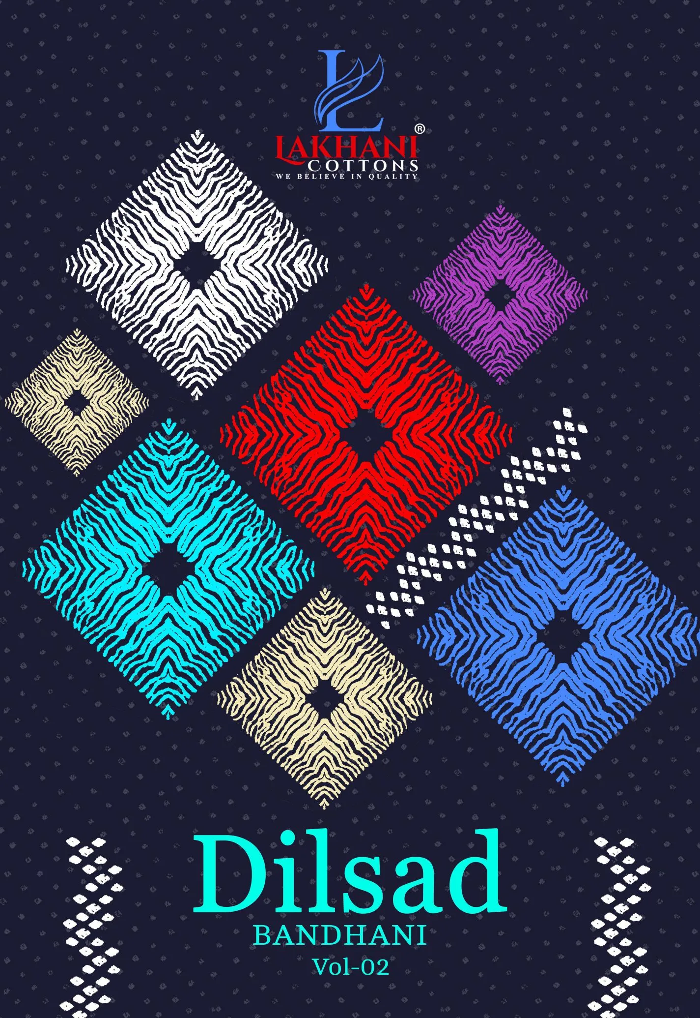 Lakhani Dilsad Bandhani Vol 2 Unstitched Suits