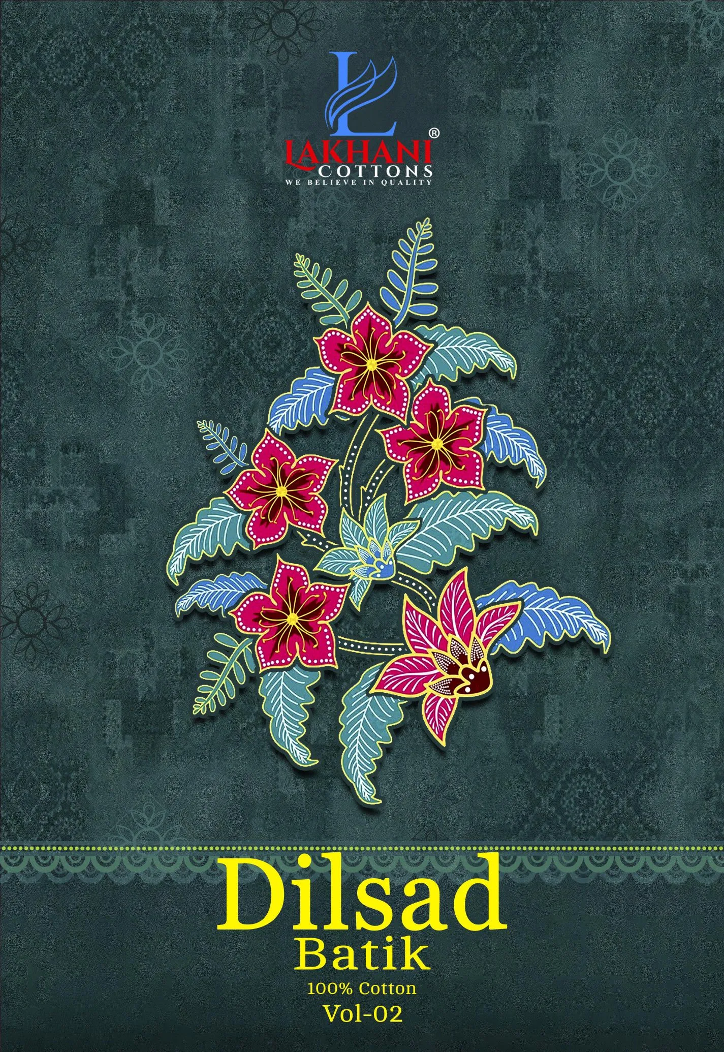 Lakhani Dilsad Batik Vol 2 Unstitched Suits