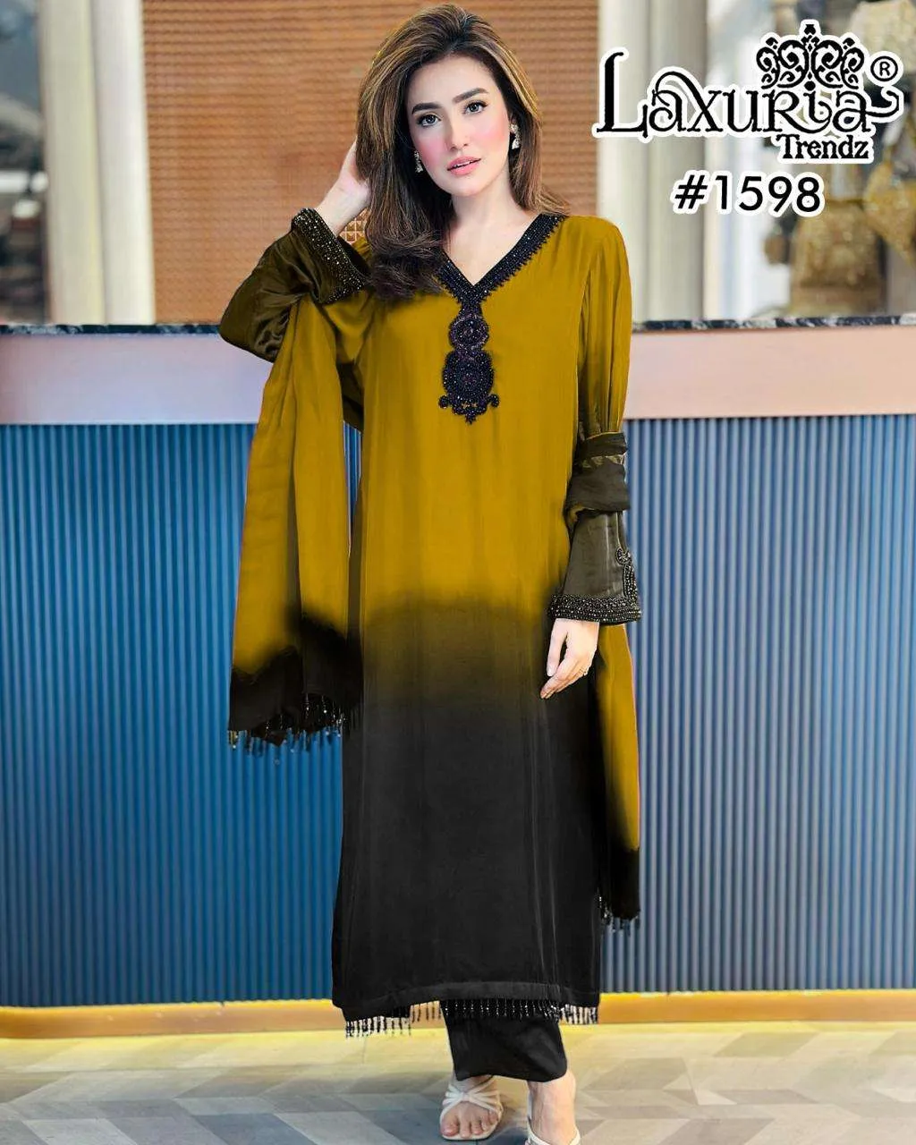 Laxuria Trendz D No 1598 Pakistani Readymade Suits