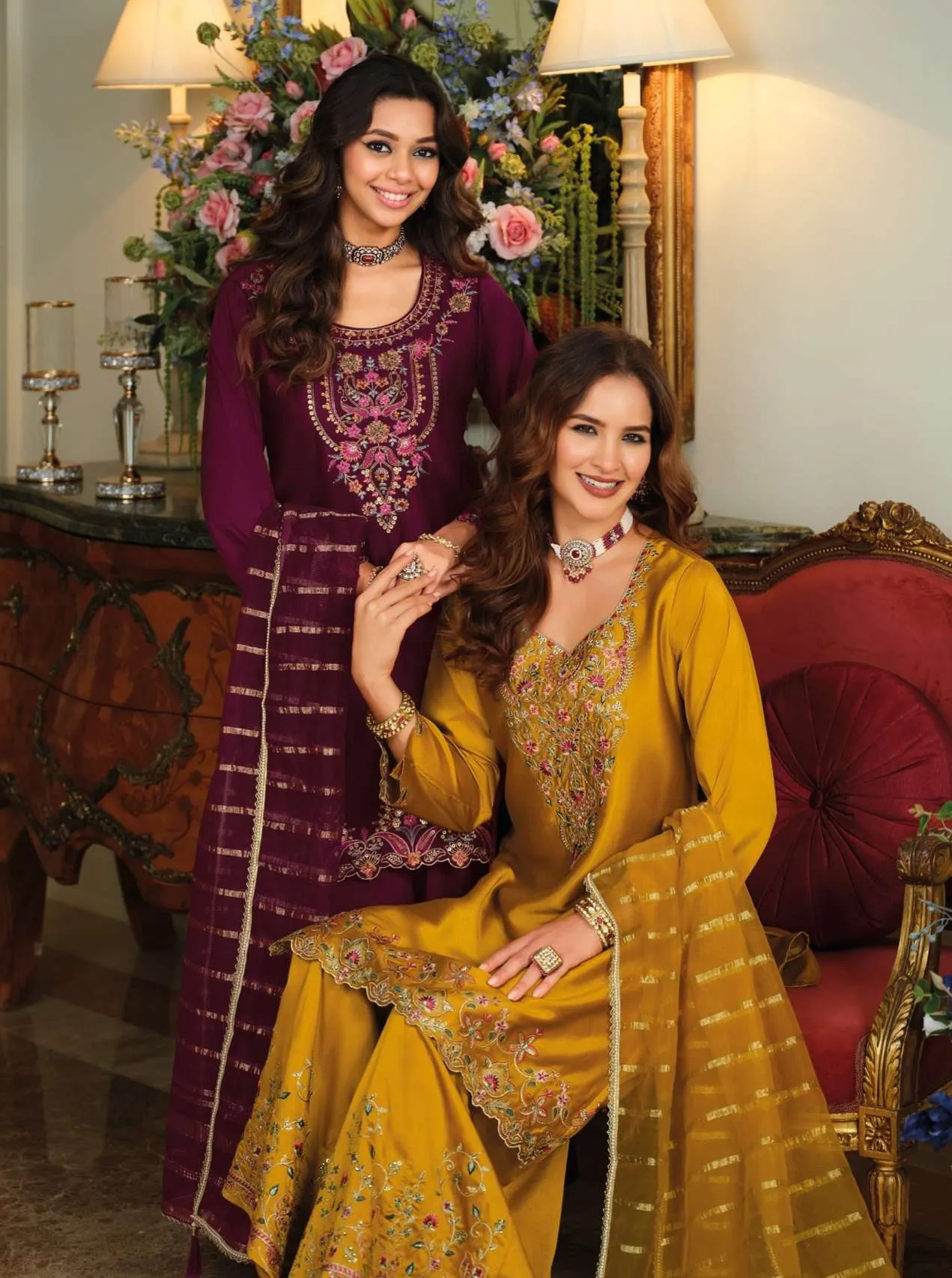 Lily and Lali Tvesa Readymade Suits