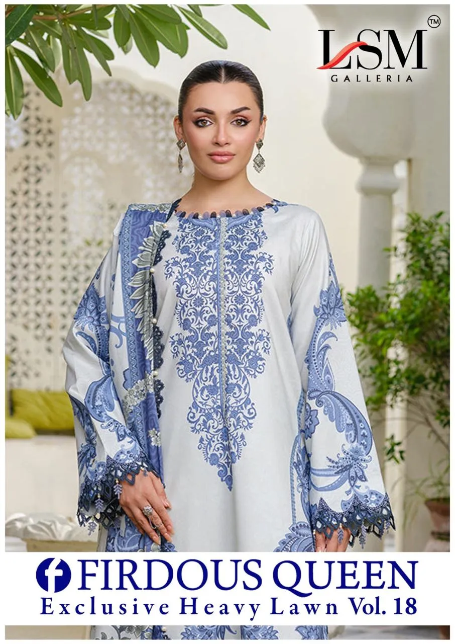 Lsm Firdous Queen Vol 18 Stitched Suits