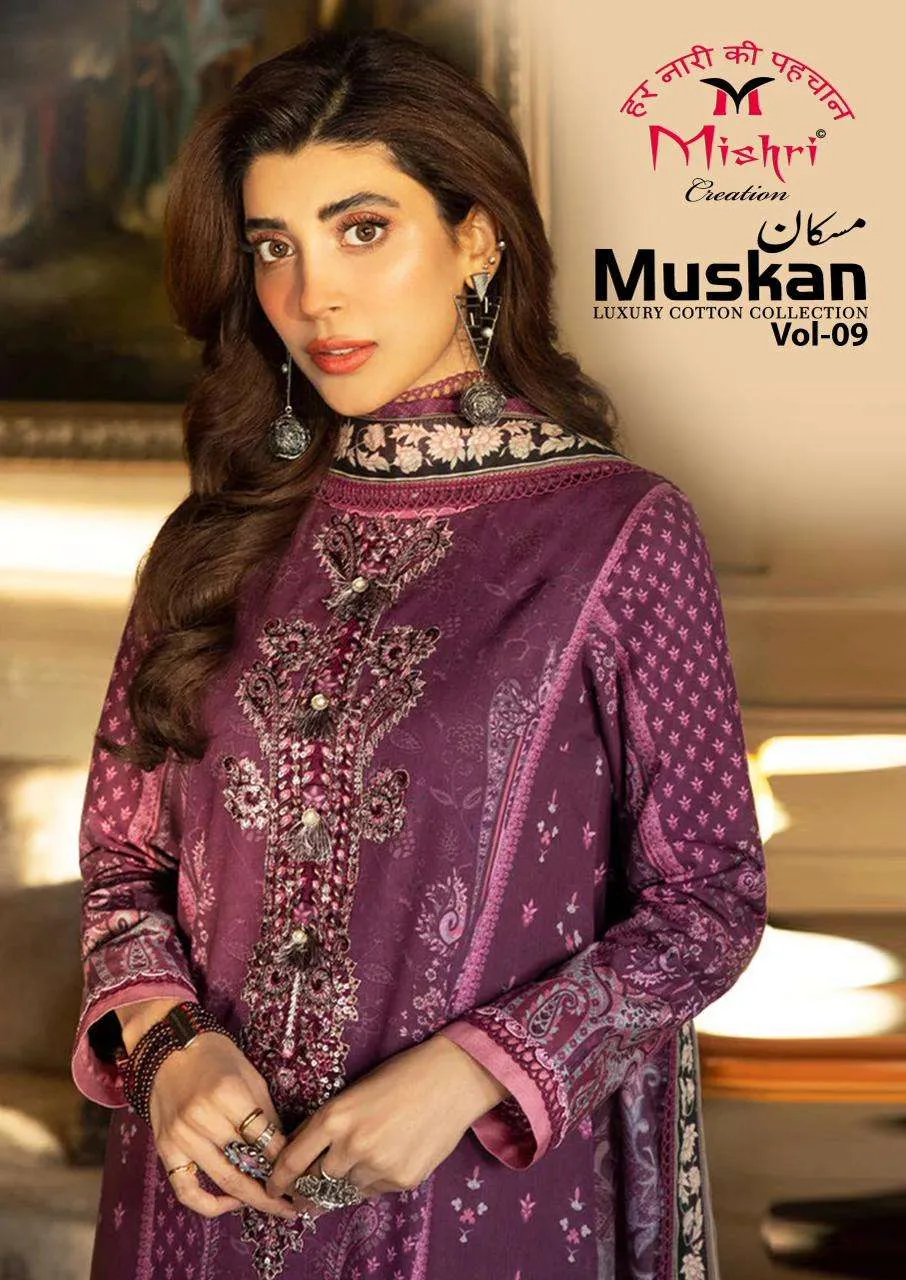 Mishri Muskan Vol 9 Unstitched Suits